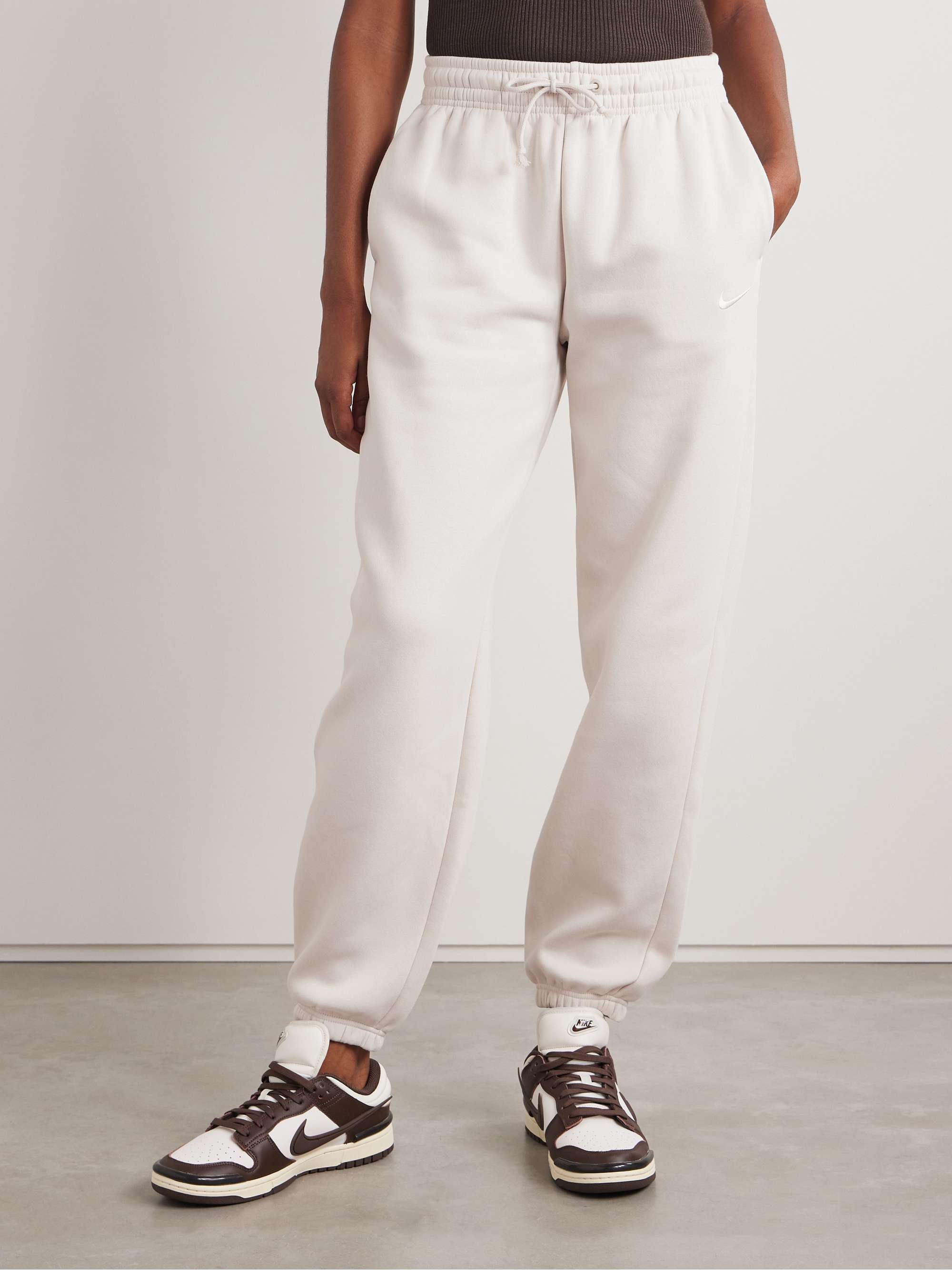 Phoenix cotton-blend jersey track pants view