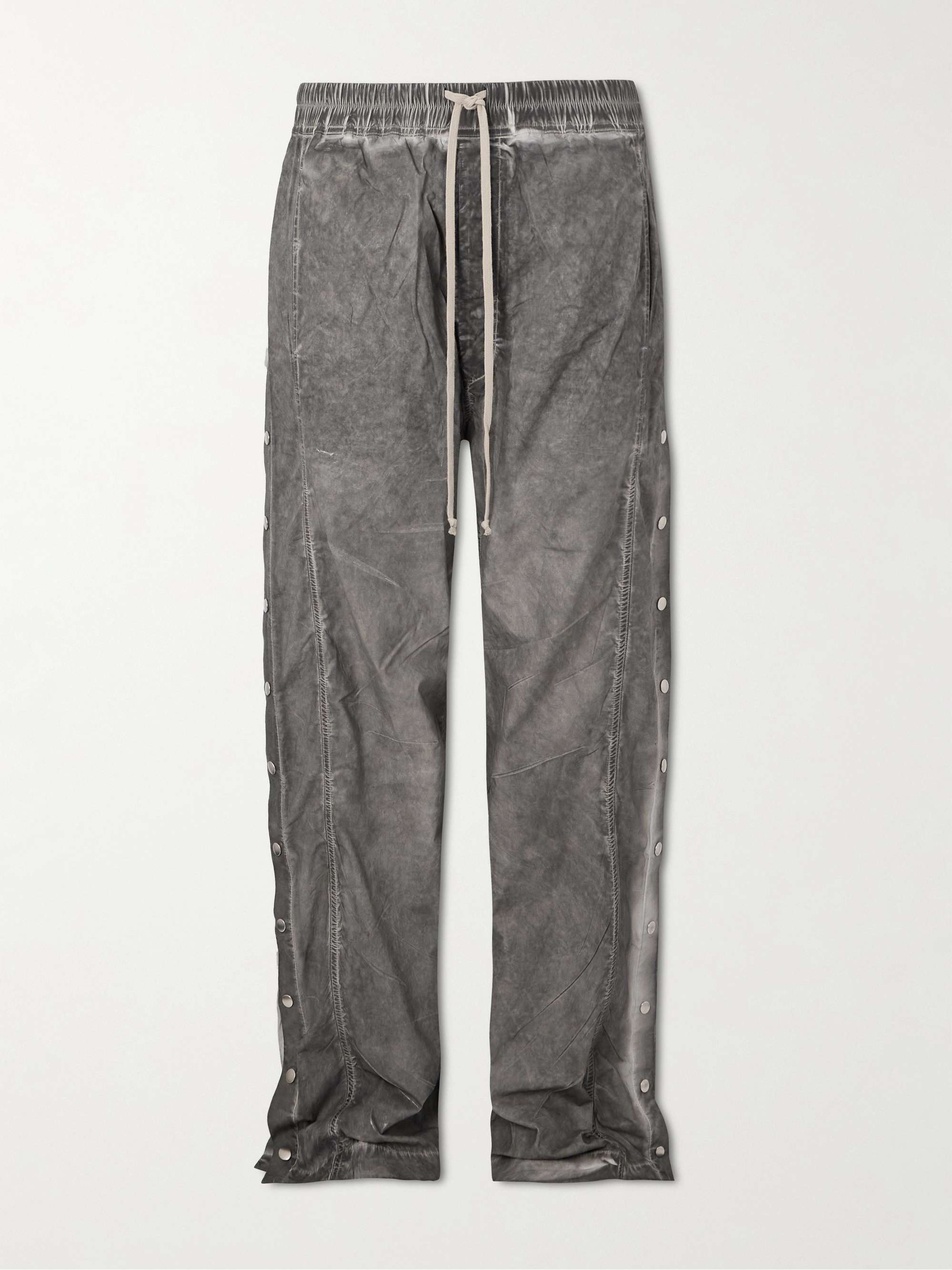 Pusher Wide-Leg Cotton-Poplin Drawstring Trousers hero visual