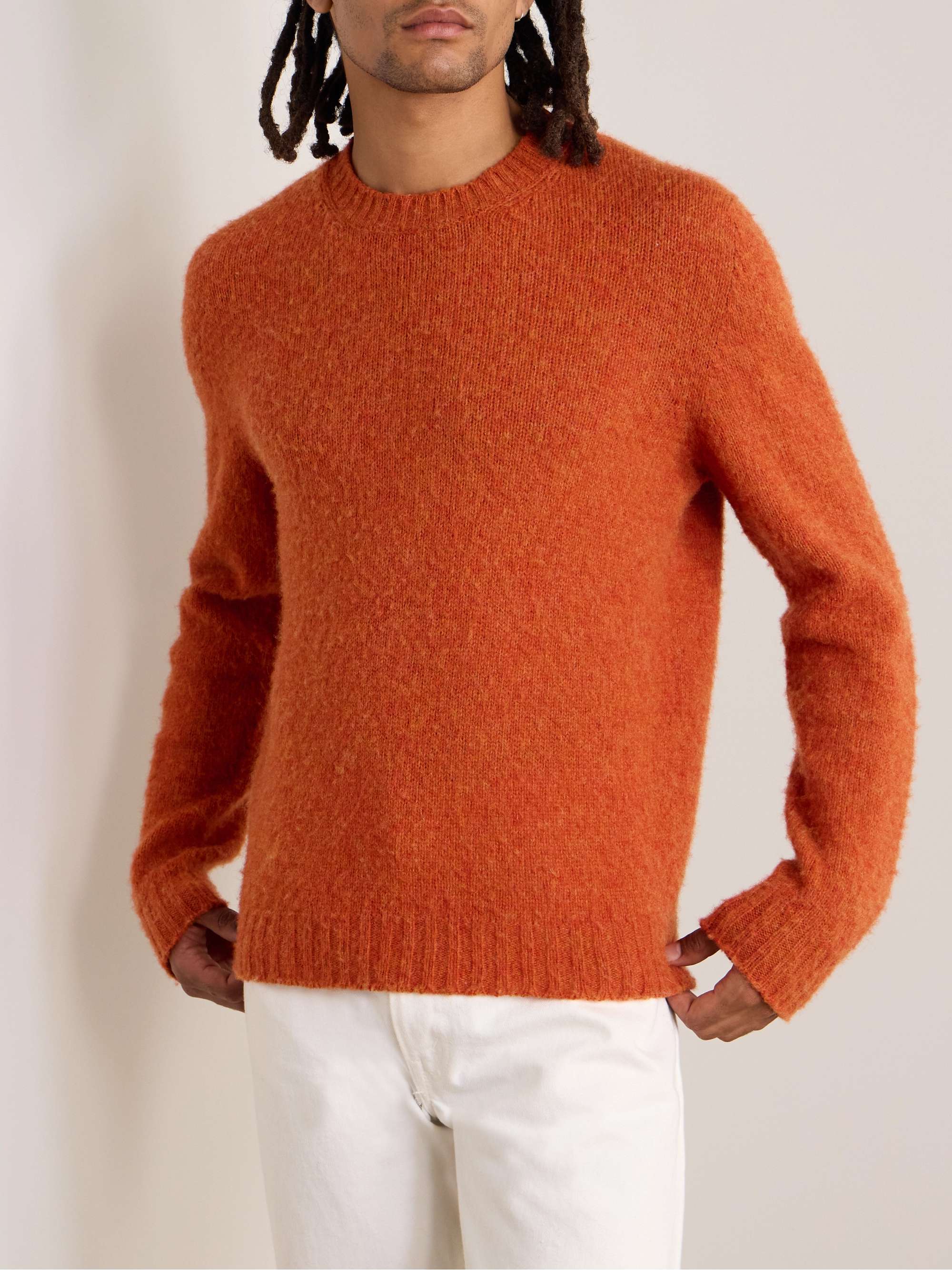 Brushed-Wool Sweater view