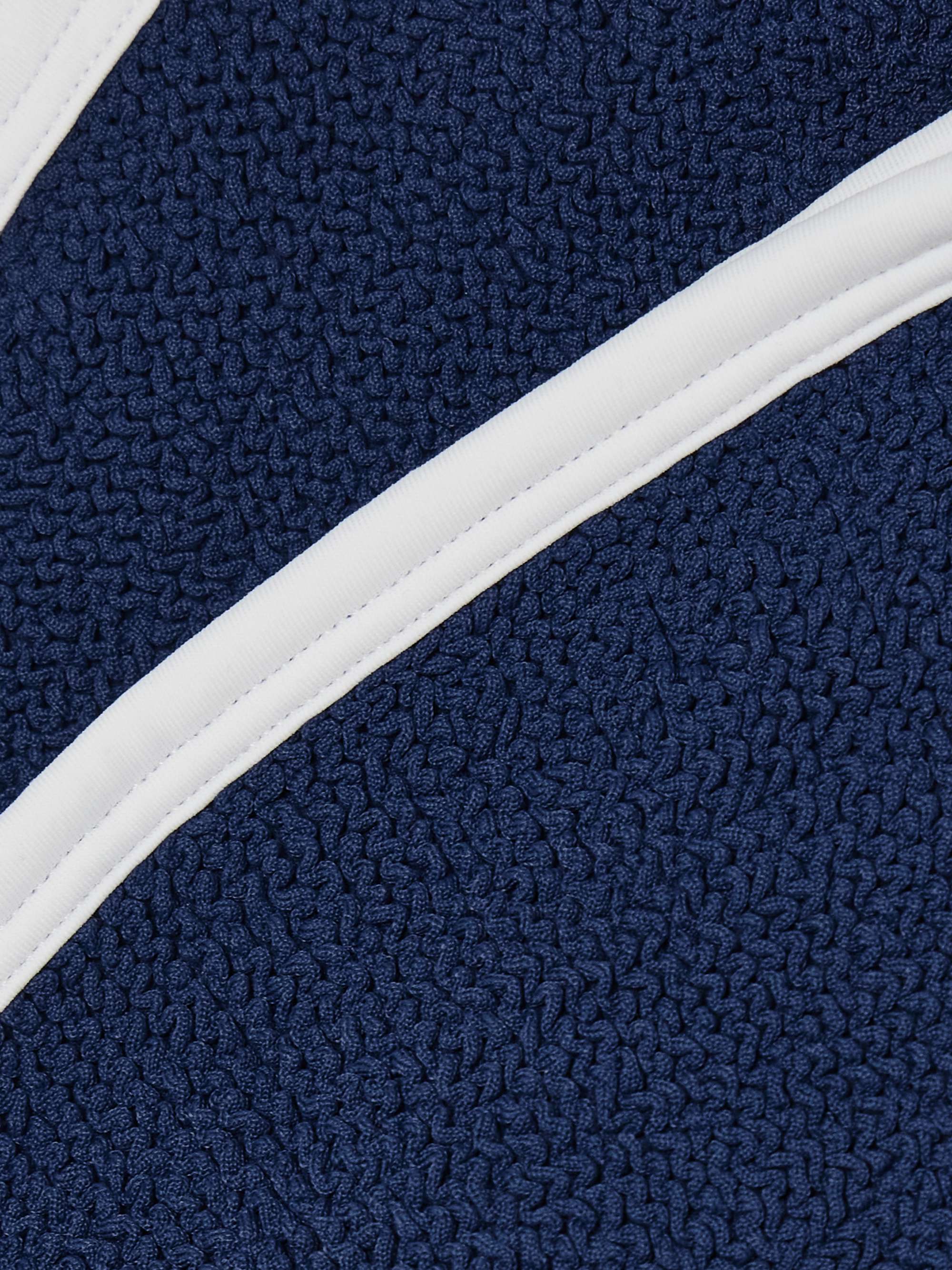 Seersucker mini skirt view