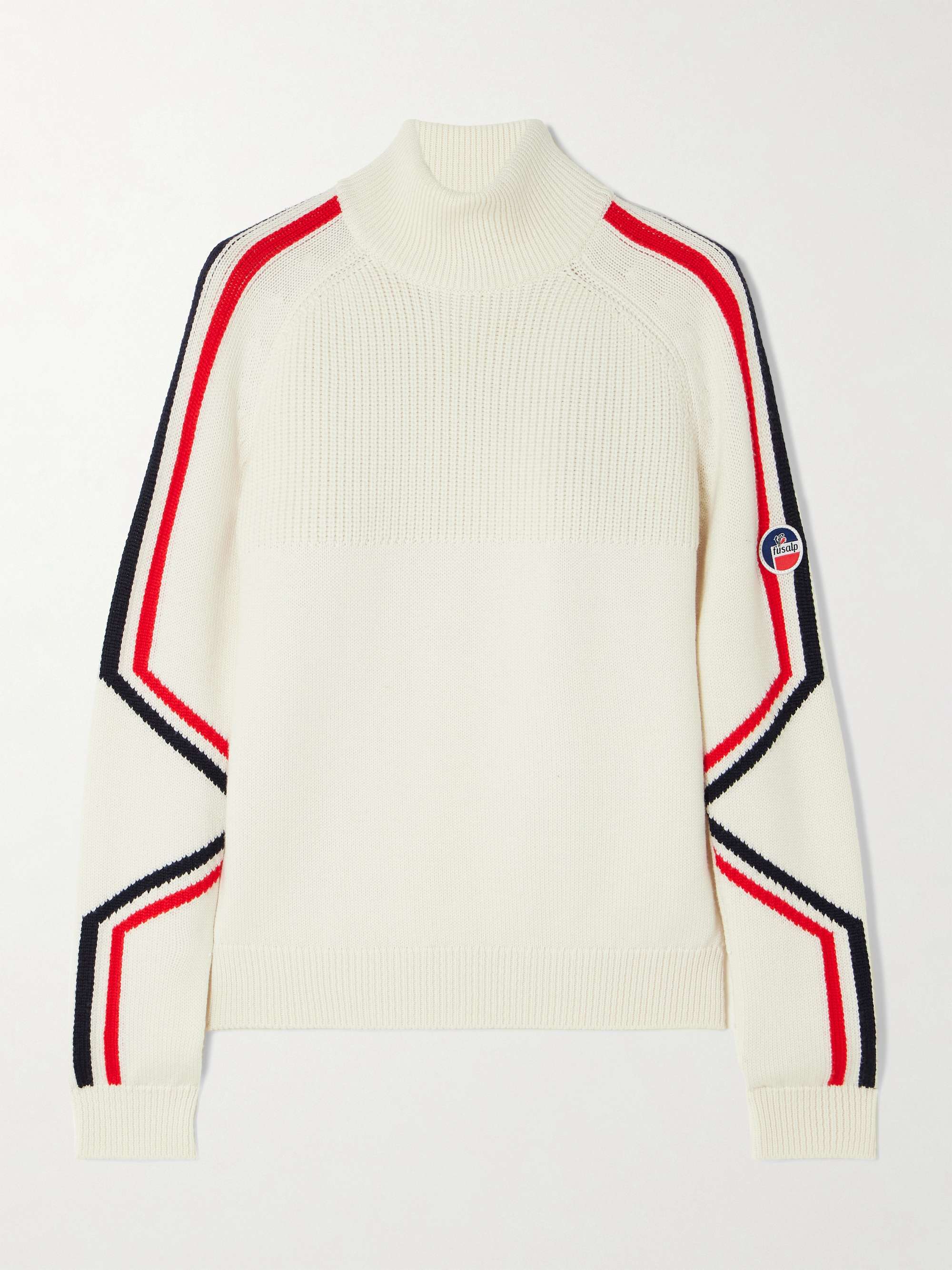 Alea striped wool-jacquard turtleneck sweater hero visual
