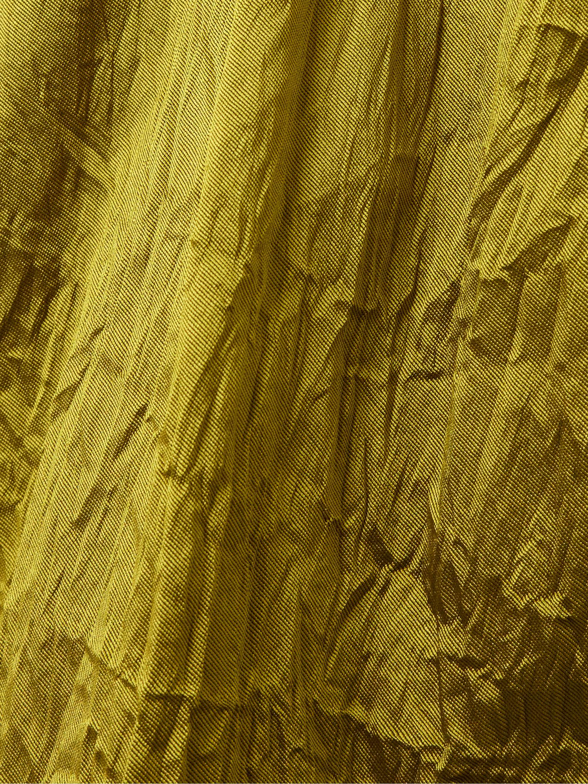 Kezia strapless gathered crinkled twill midi dress view