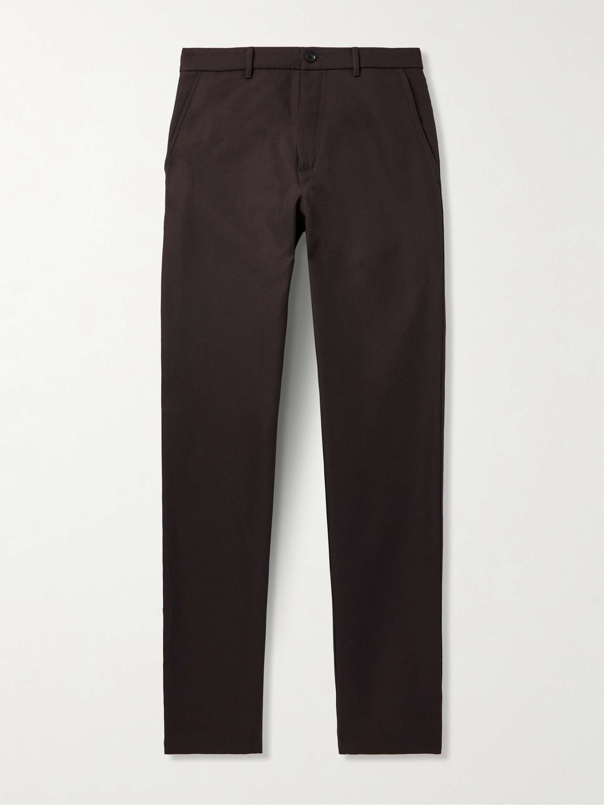 Harper Portland Straight-Leg Wool and Cotton-Blend Twill Trousers hero visual