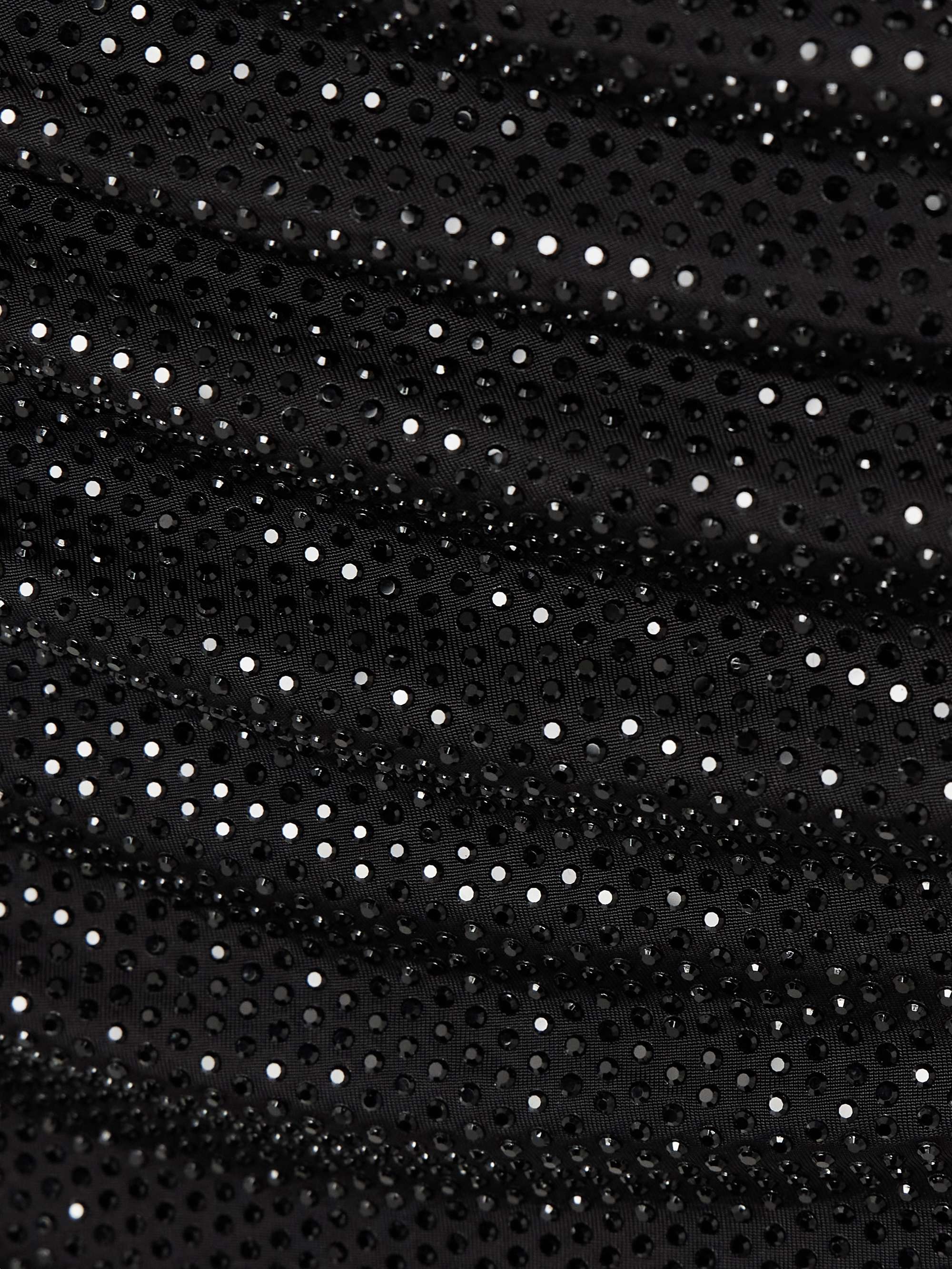 Kumasi cutout crystal-embellished stretch-jersey dress view