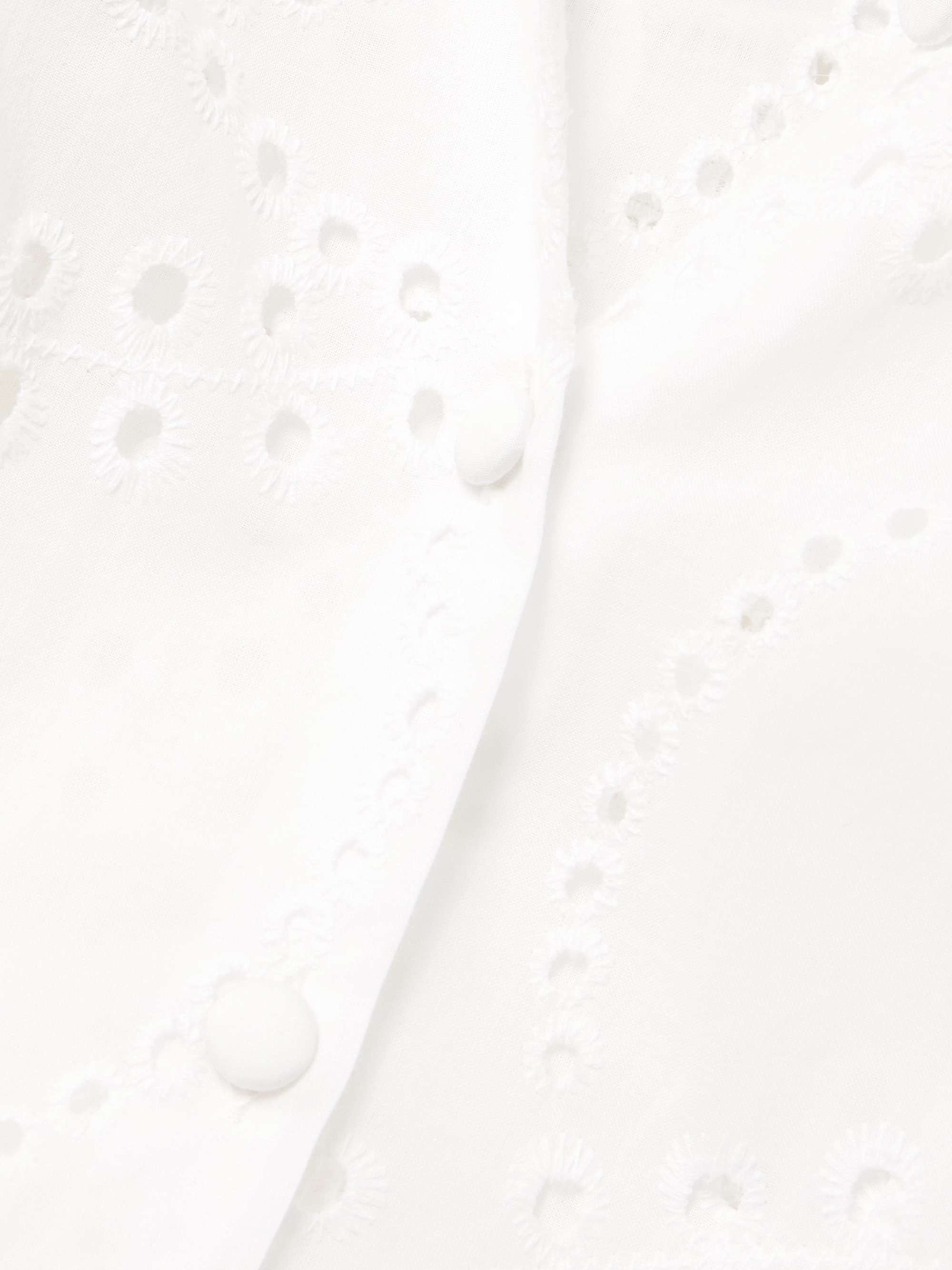 Azzurra broderie anglaise cotton-poplin blouse view