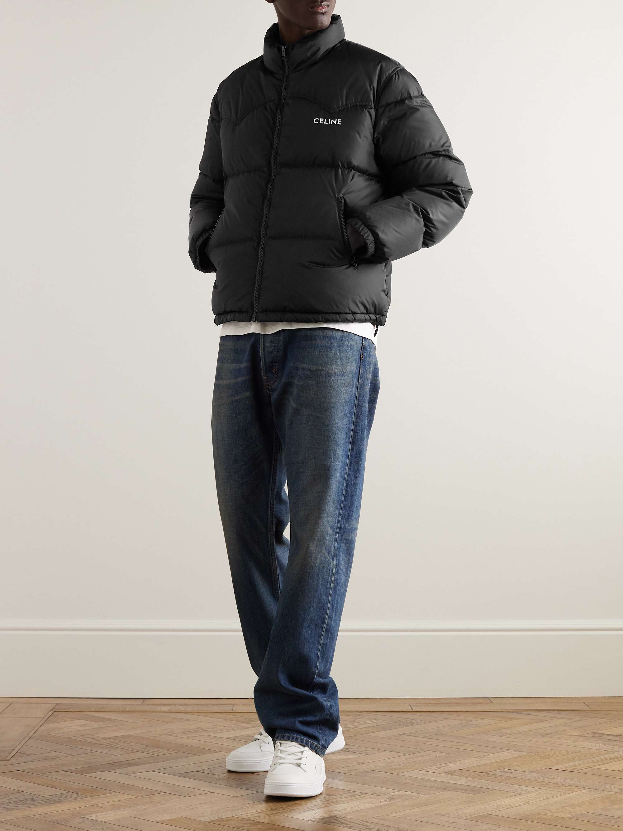 Logo-Print Shell Down Jacket view