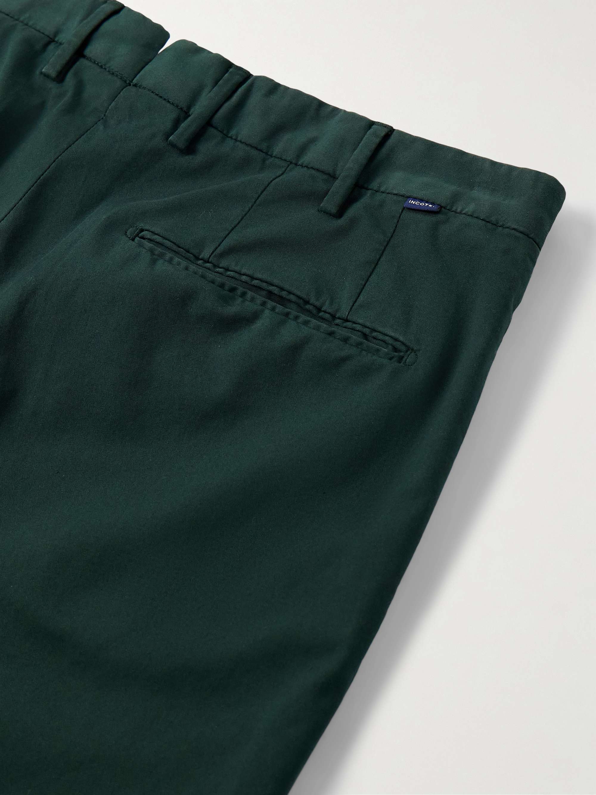 Venezia 1951 Straight-Leg Stretch-Cotton Twill Trousers view