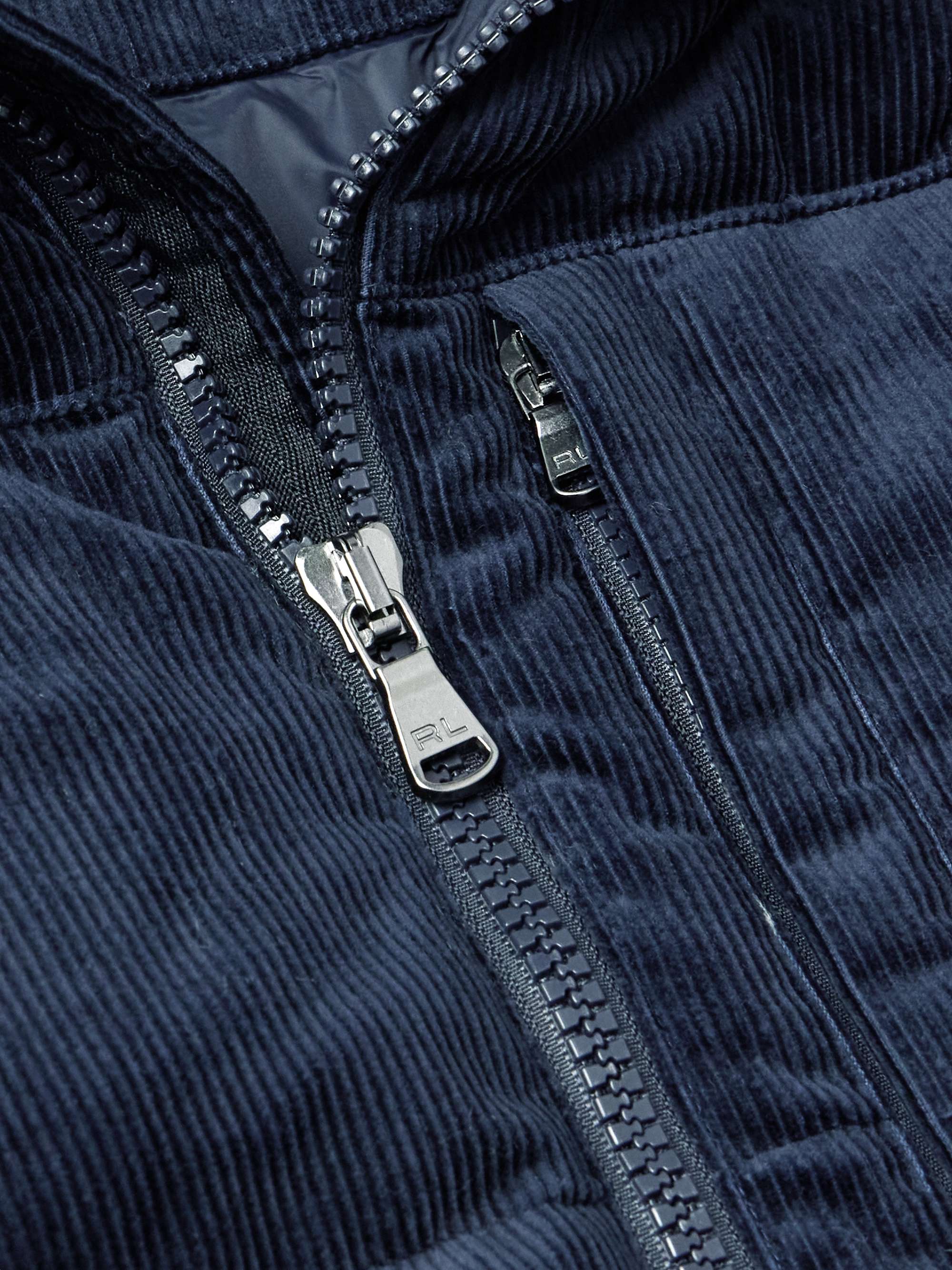 Quilted Cotton-Corduroy Down Jacket view