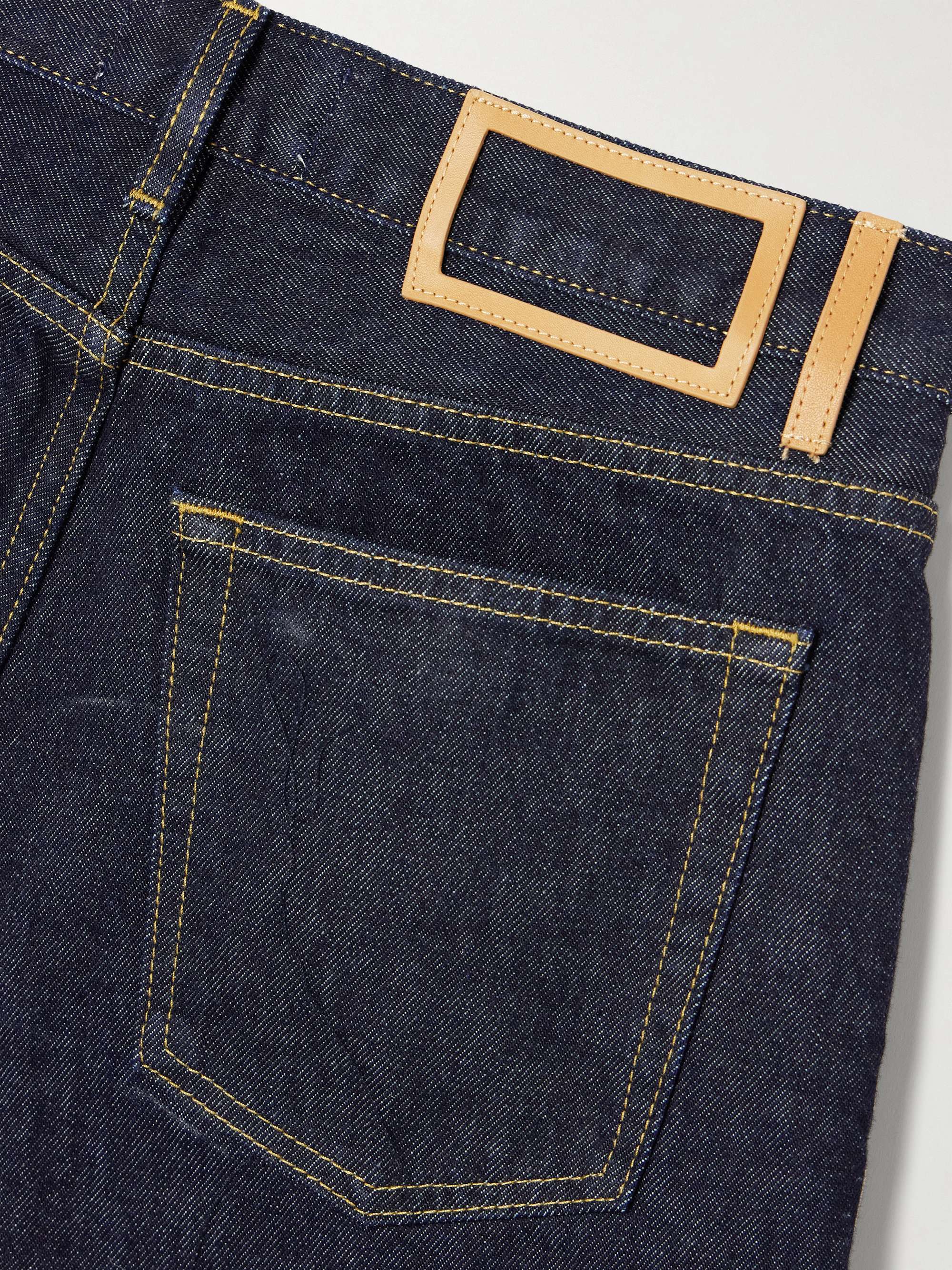 Marilyn high-rise straight-leg organic jeans view