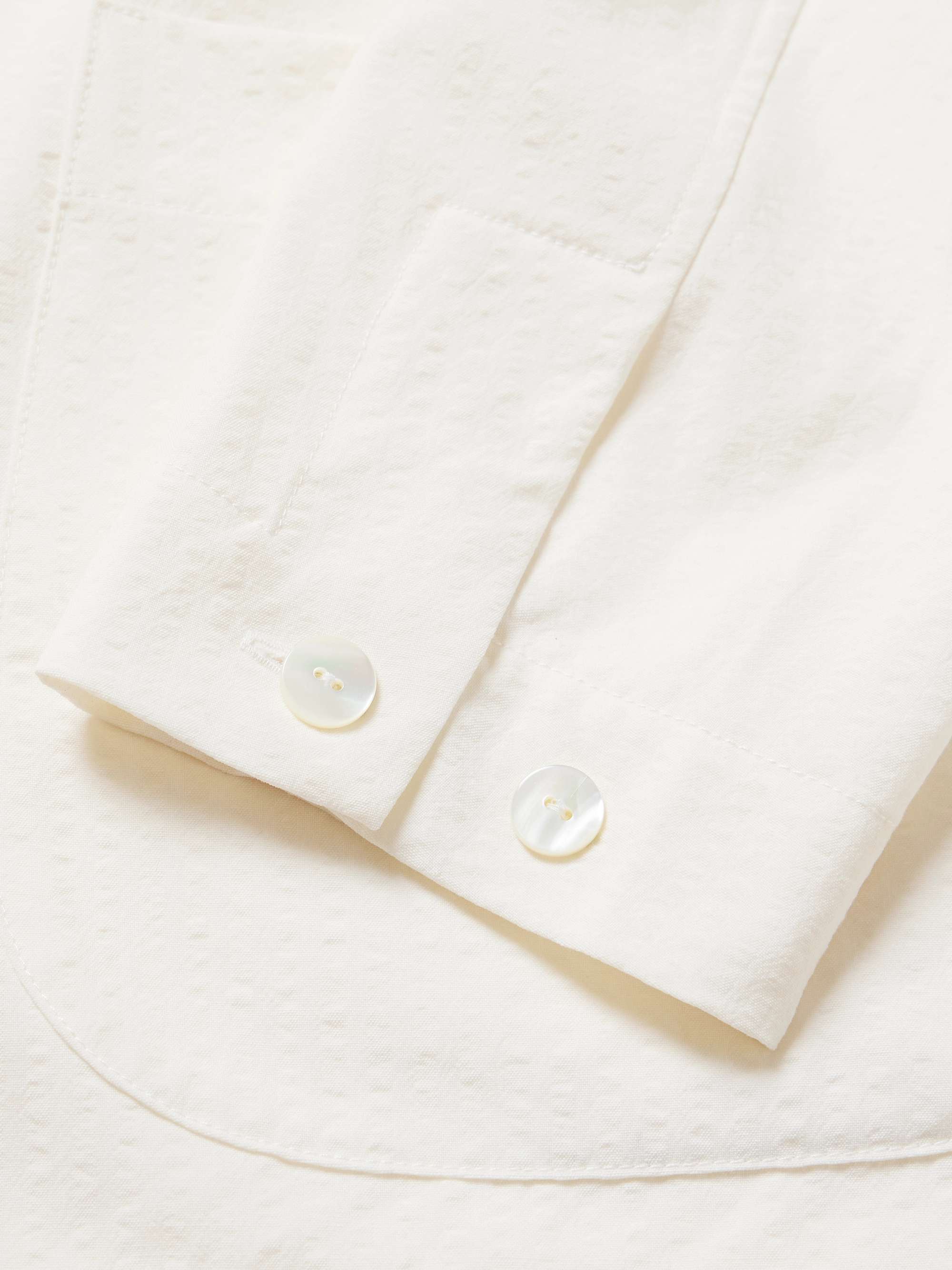 Wool-Seersucker Overshirt view