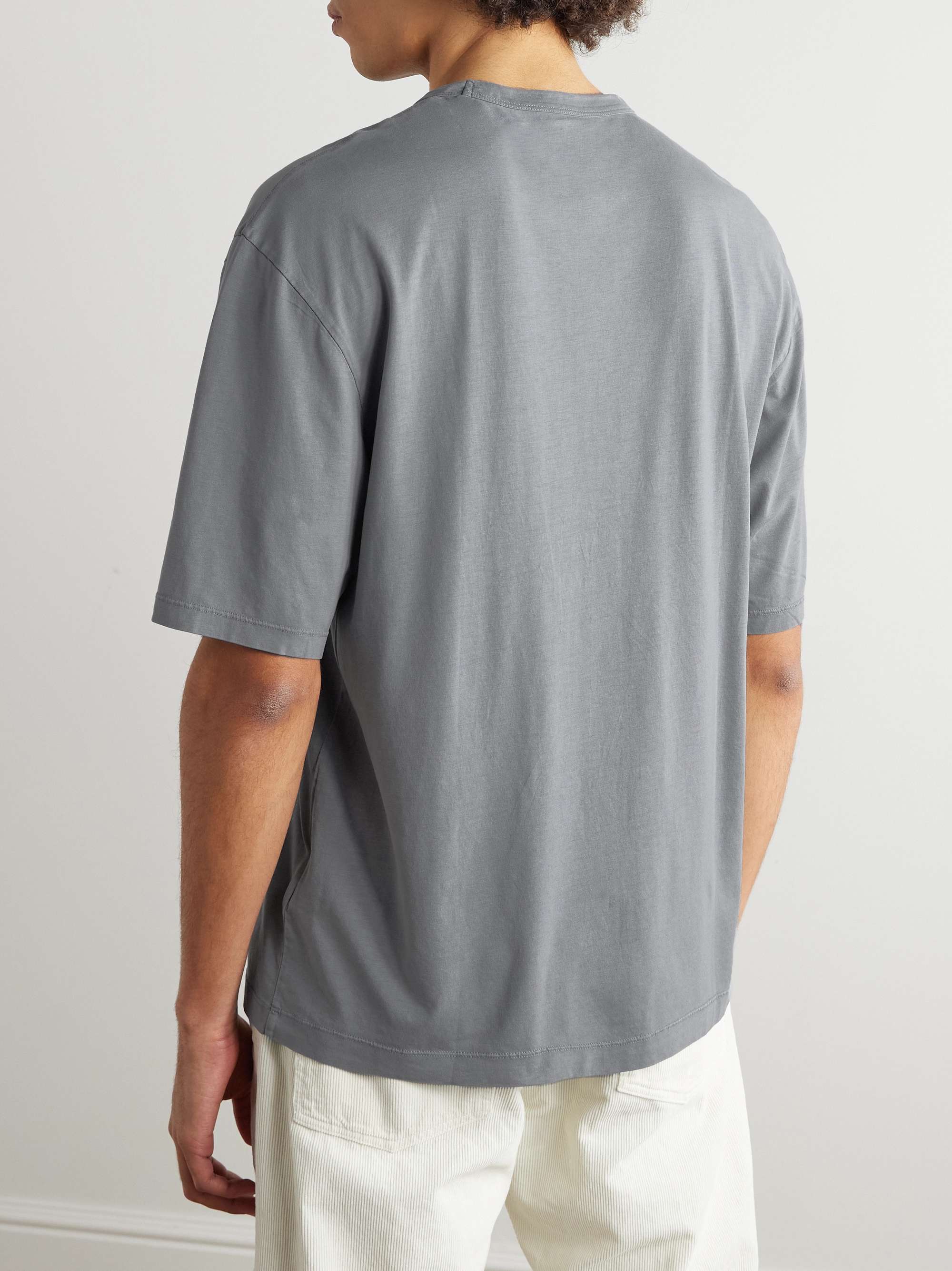 Benny Pigment-Dyed Lyocell and Cotton-Blend Jersey T-Shirt view