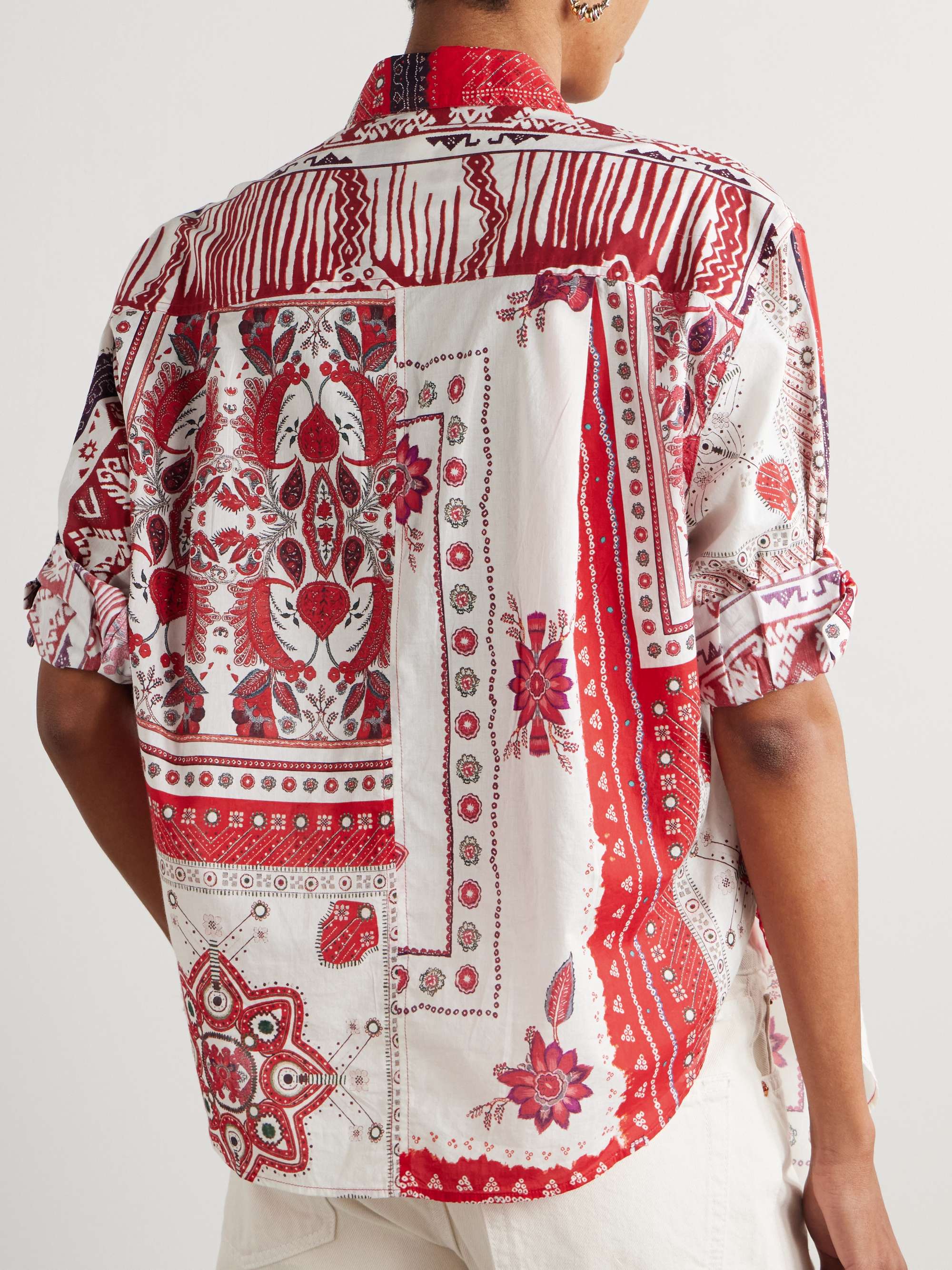 Nathy bandana-print cotton shirt view