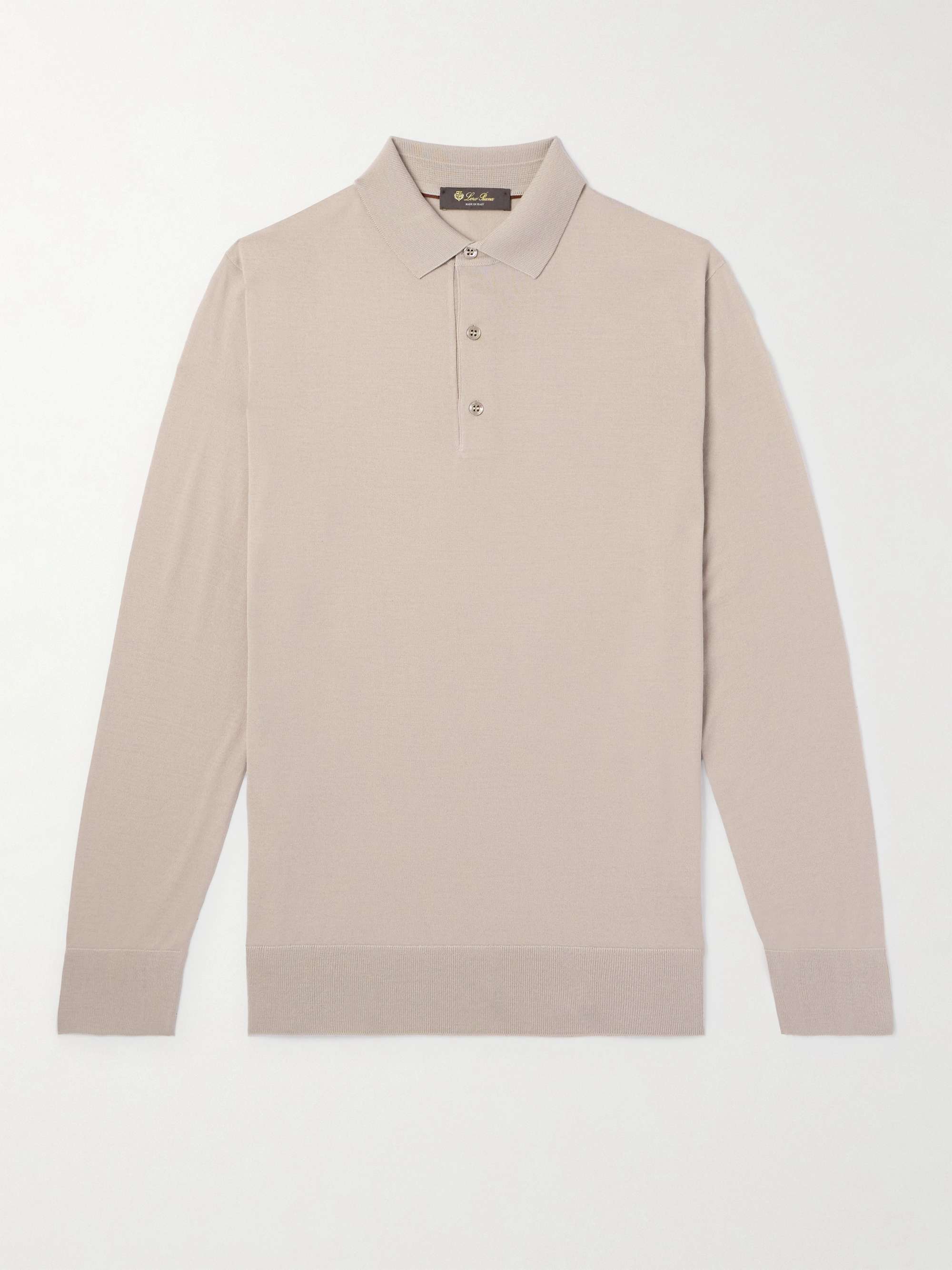 Slim-Fit Wish® Wool Polo Shirt hero visual