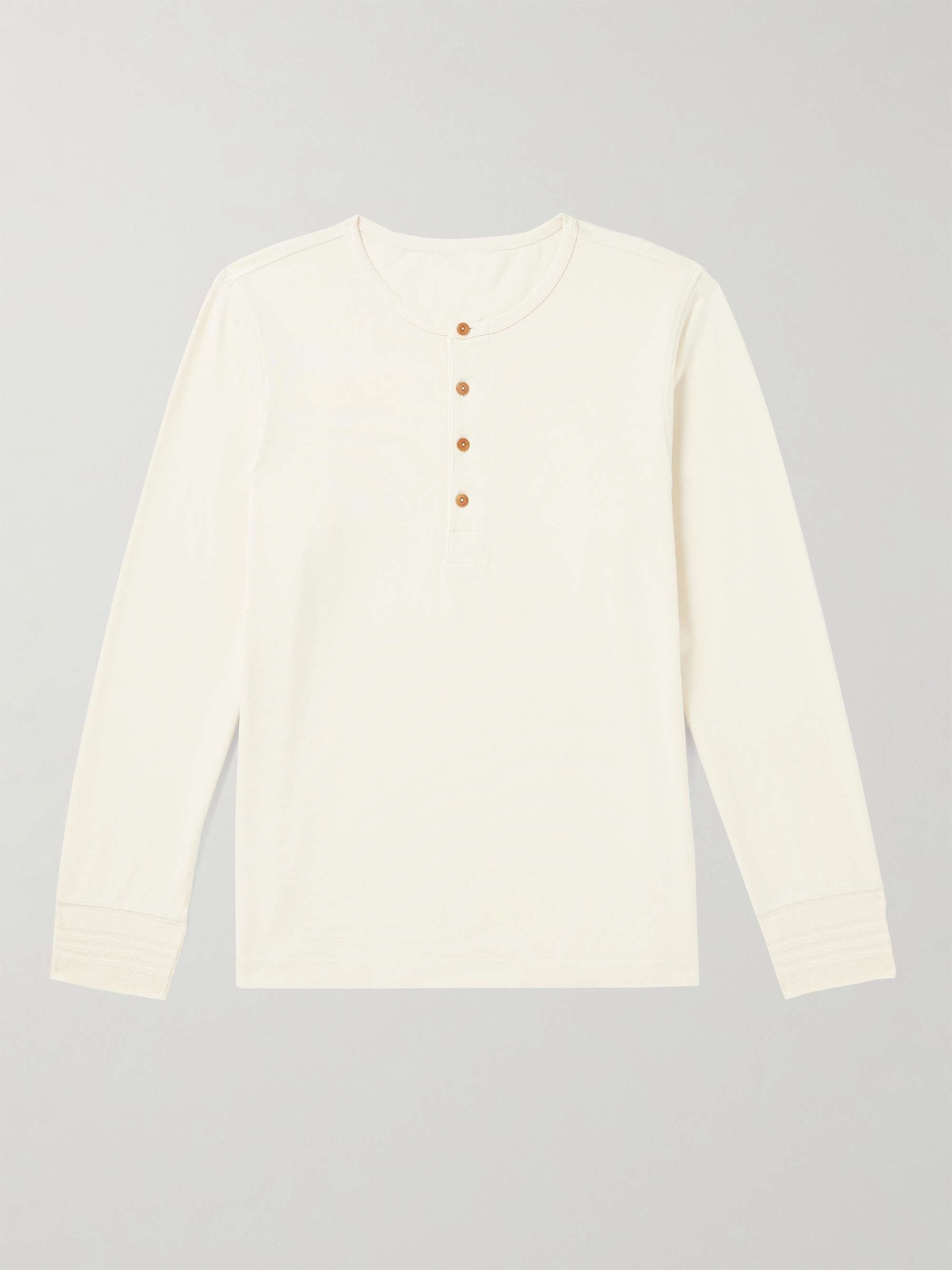 Cotton-Jersey Henley T-Shirt hero visual