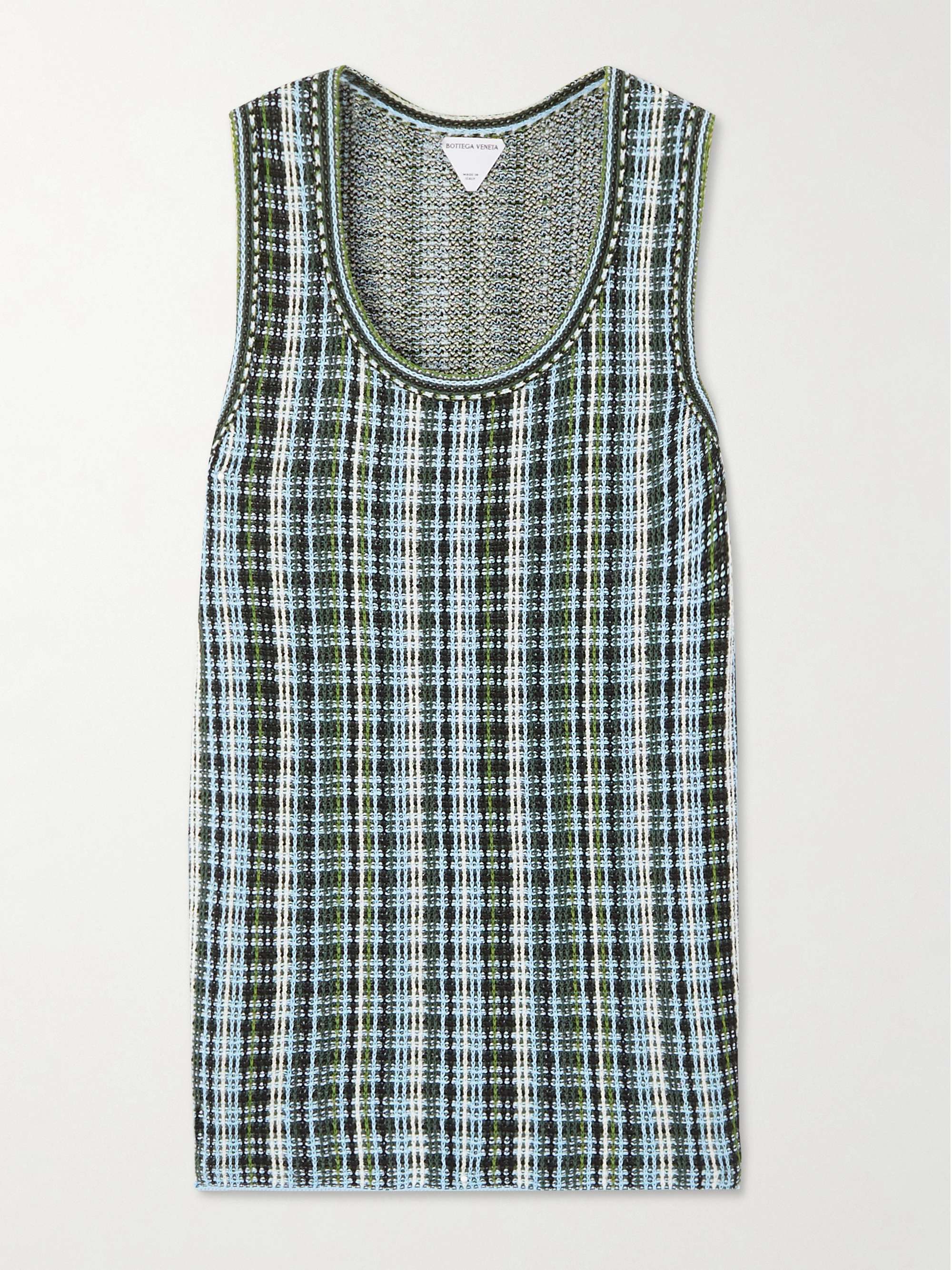 Checked cotton tank hero visual