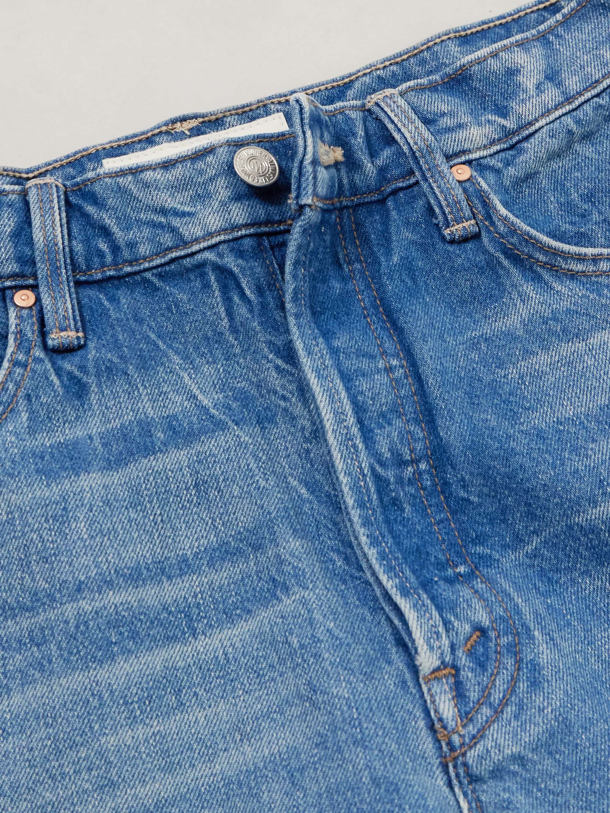 The Whole Lot Fray denim shorts view