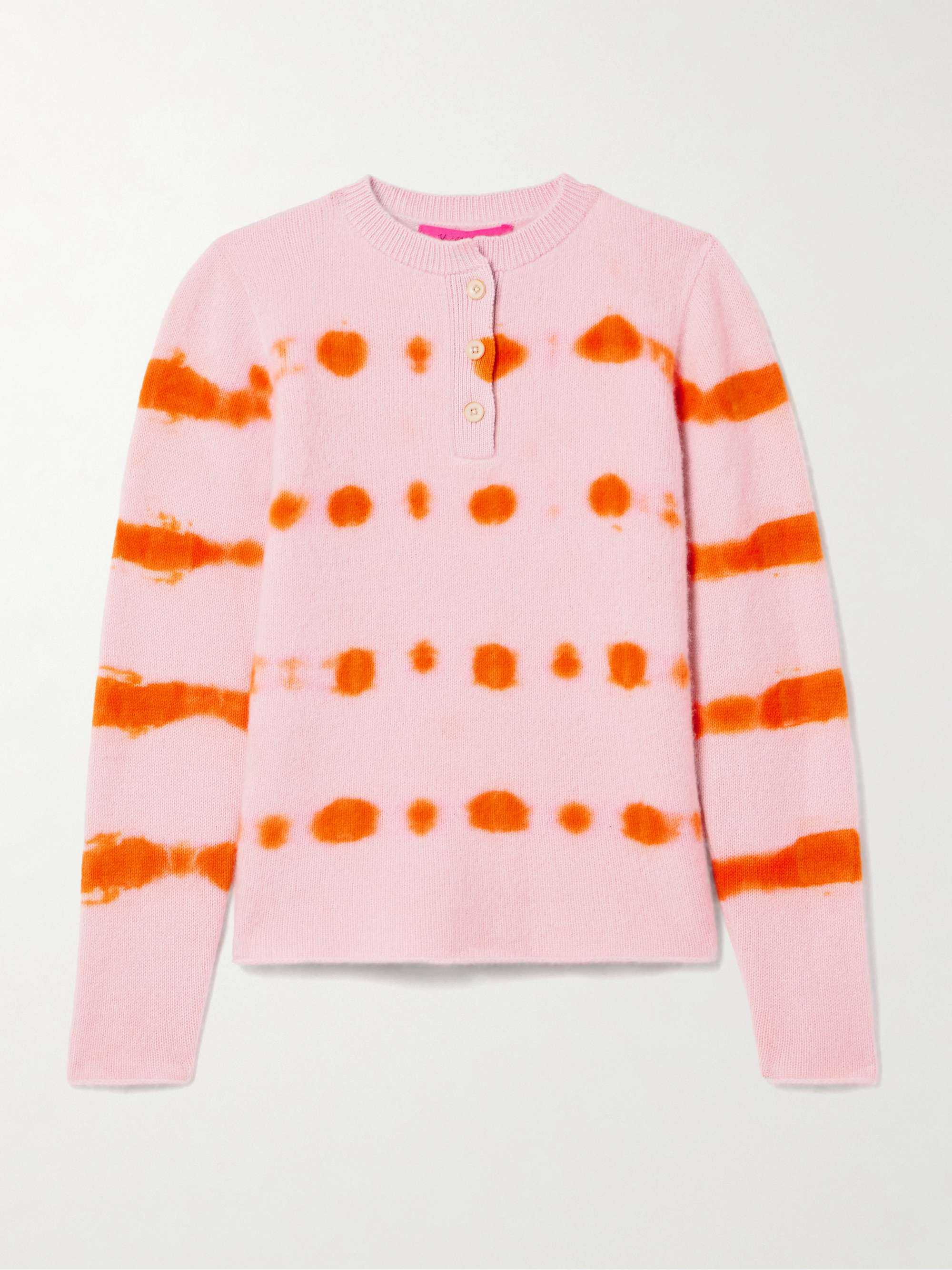 Rave tie-dyed brushed-cashmere sweater hero visual
