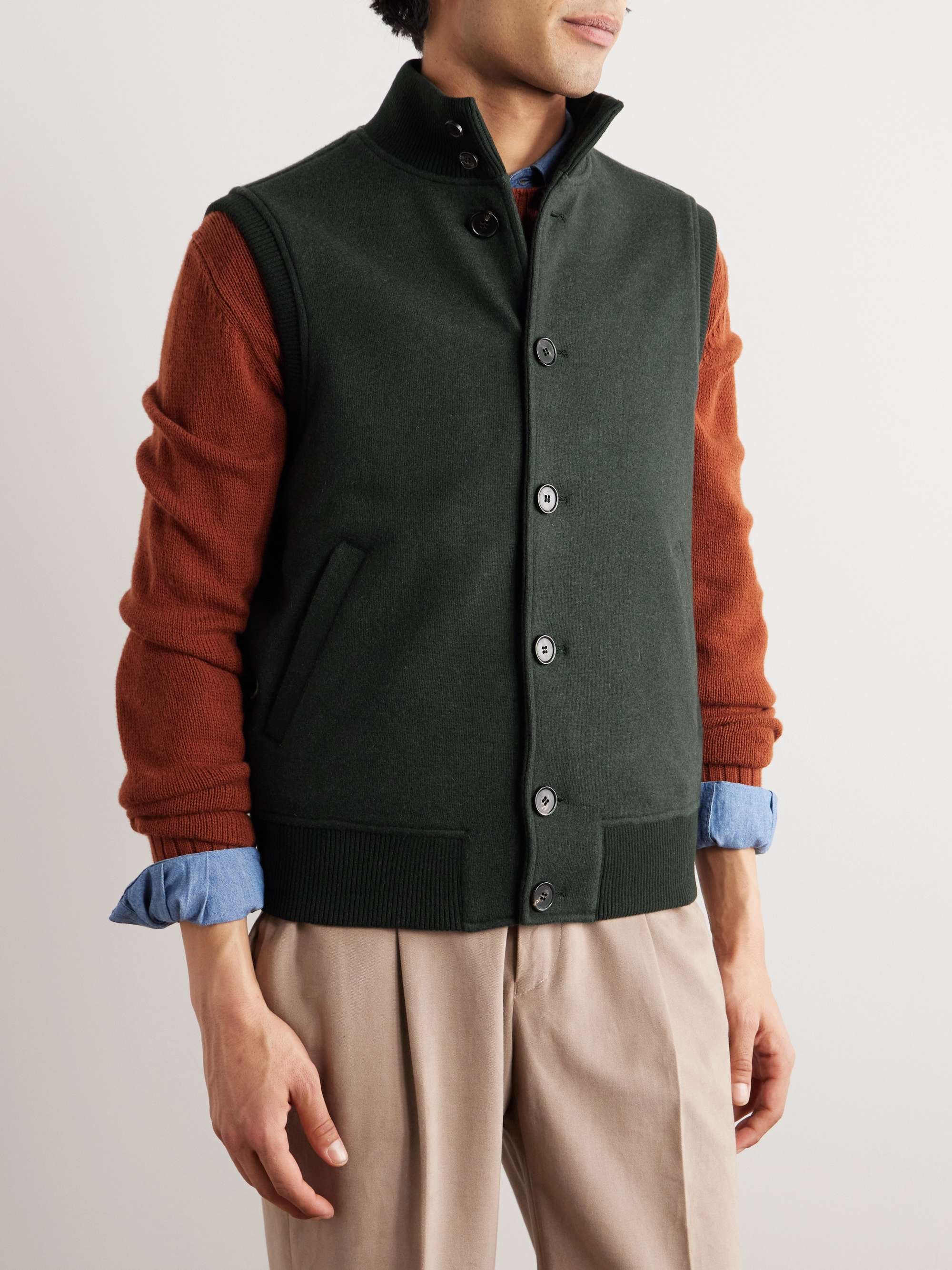 Carry Padded Cashmere Gilet view