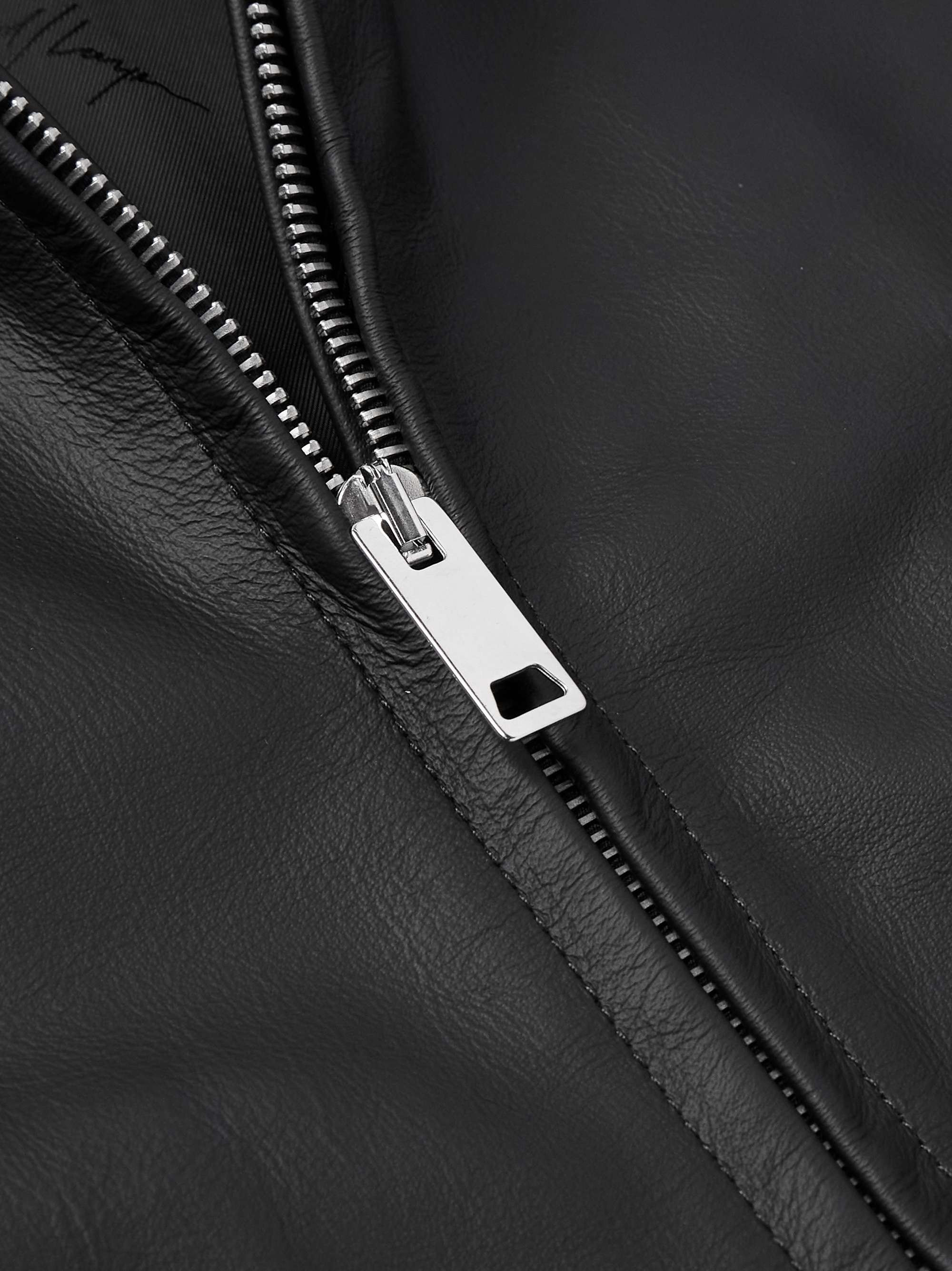 Leather Biker Jacket view