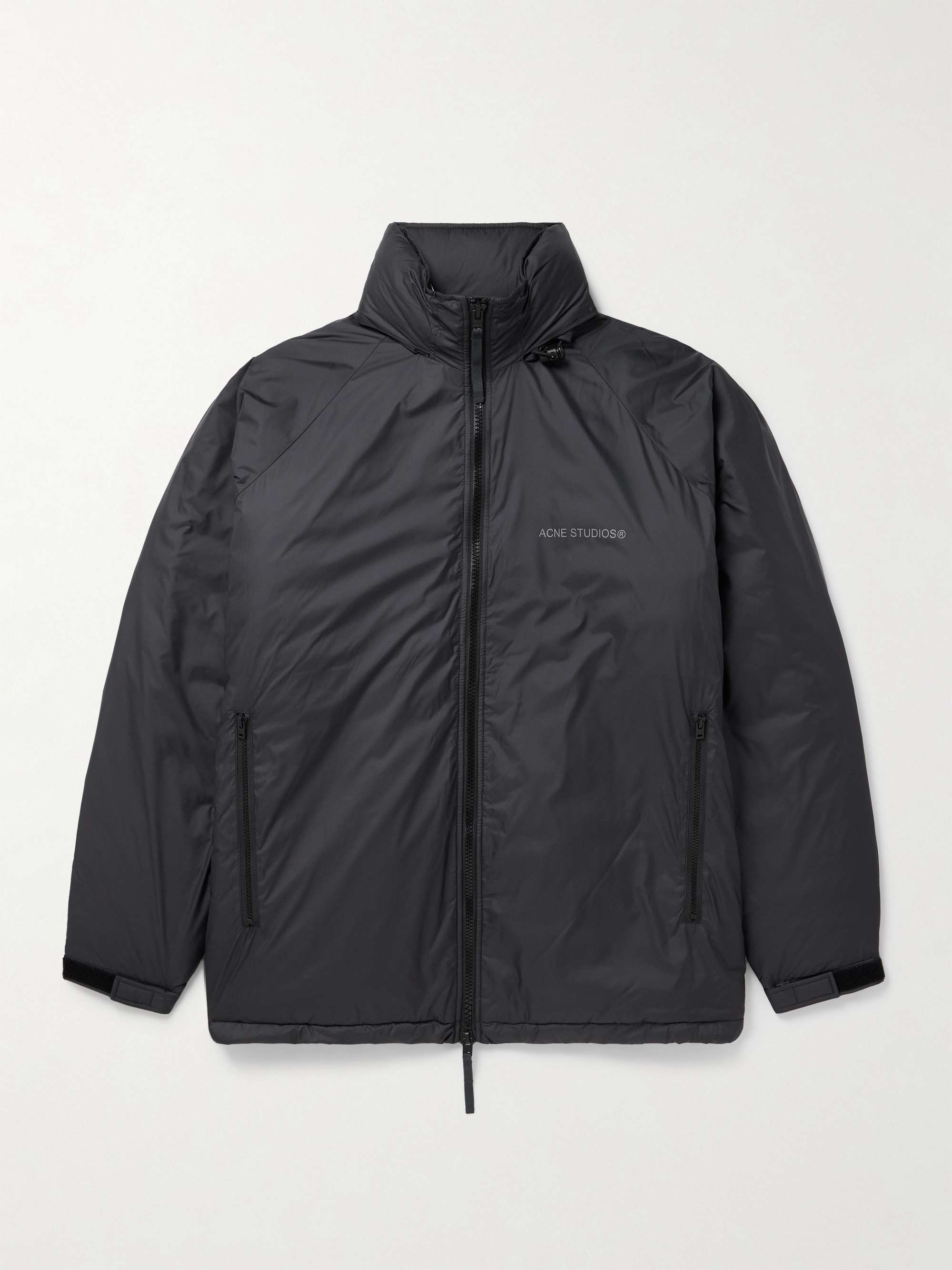 Oversized Logo-Print Shell Down Jacket hero visual
