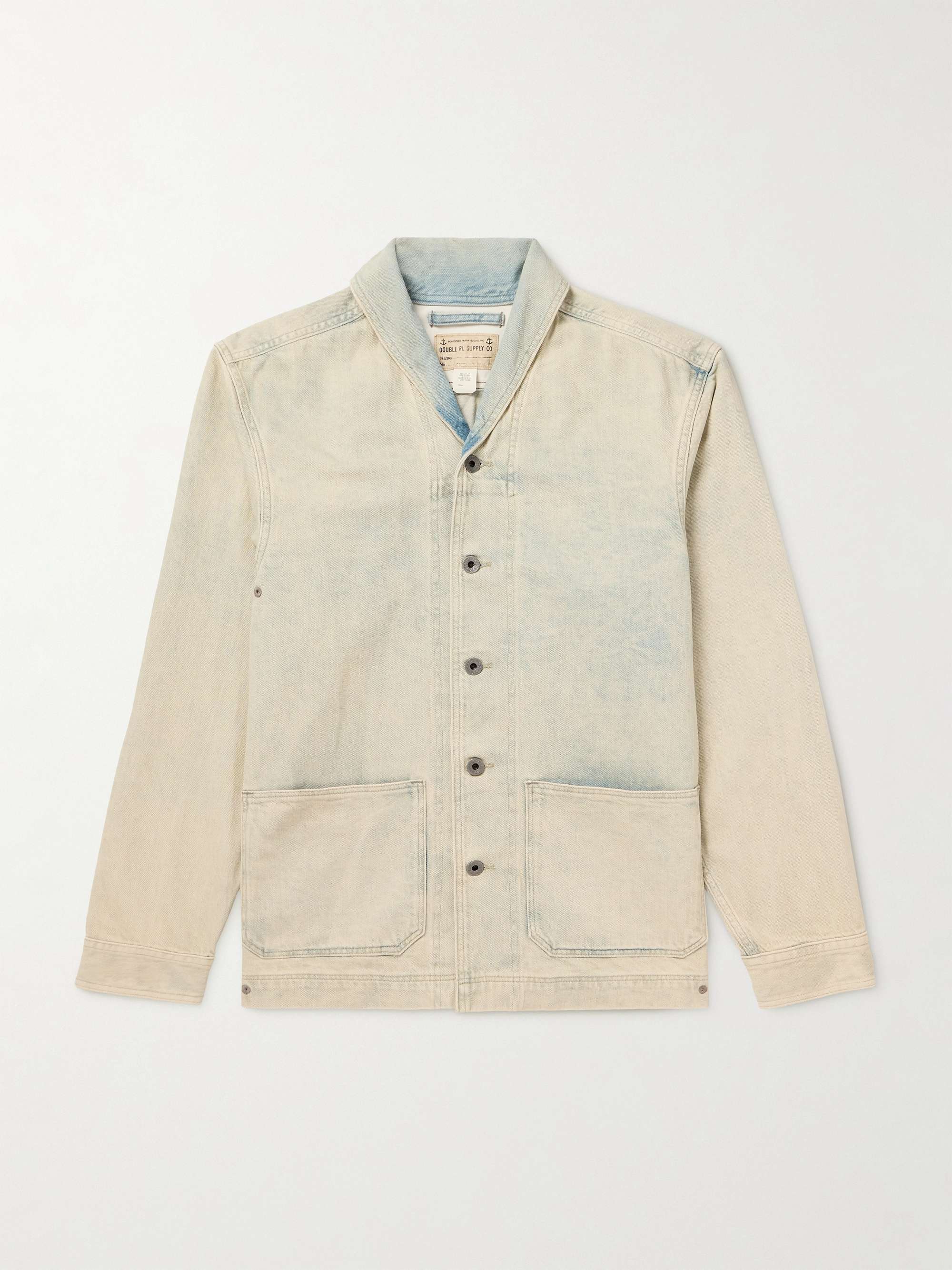 Perkins Shawl-Collar Denim Overshirt hero visual