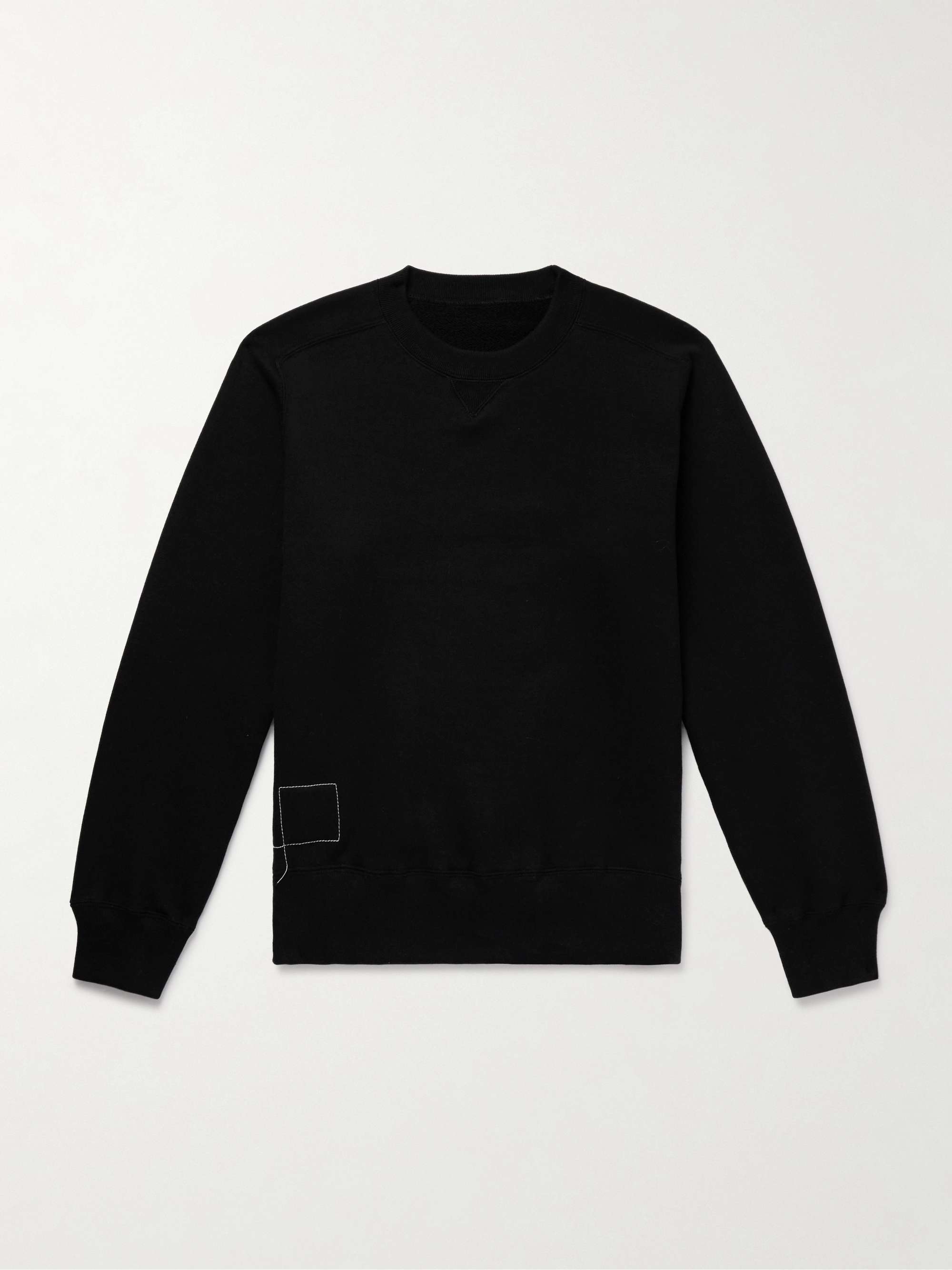 + WTAPS® Embroidered Logo-Print Cotton-Jersey Sweatshirt hero visual