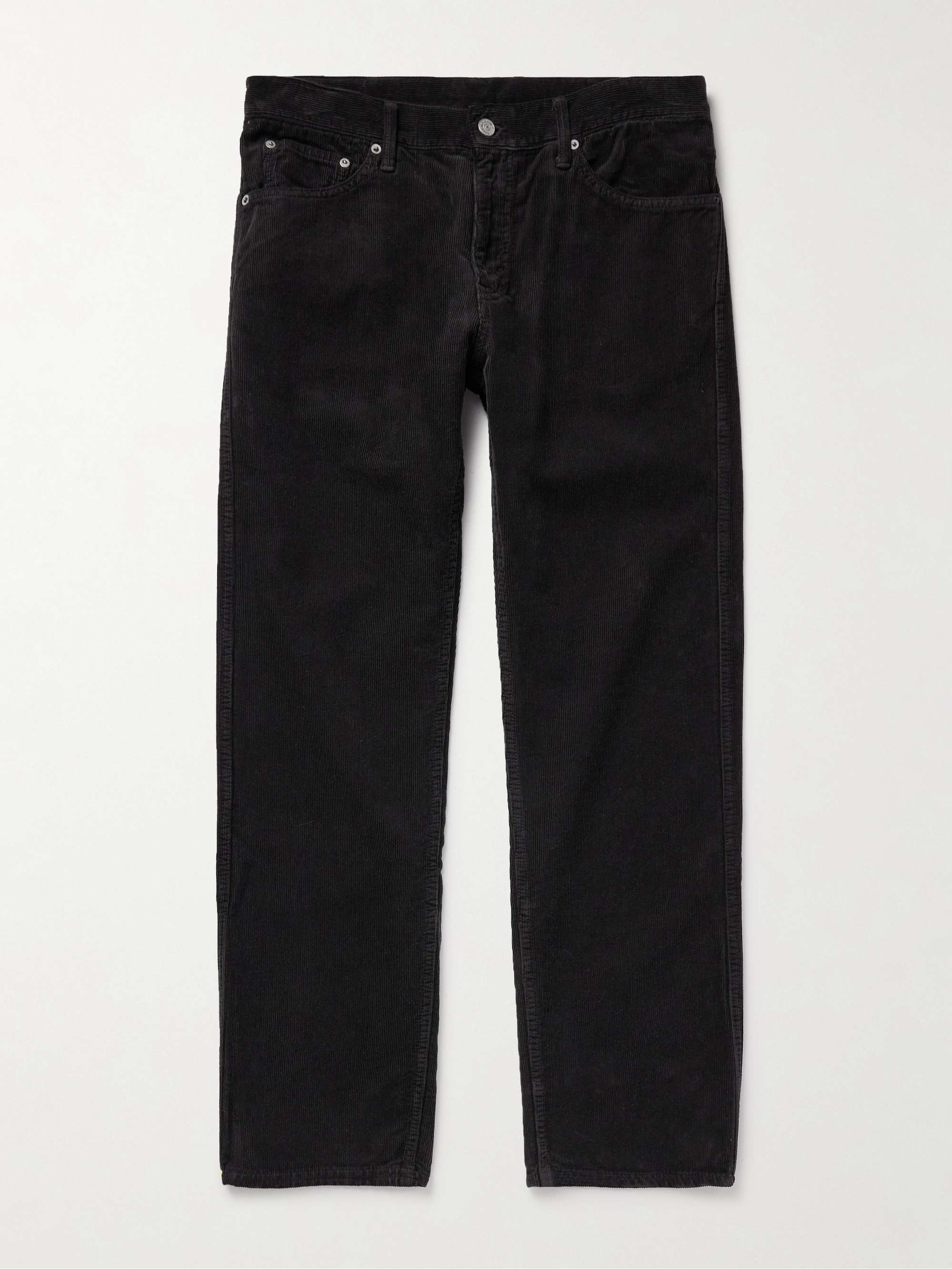 Fluxus 19 Slim-Fit Straight-Leg Garment-Dyed Cotton-Corduroy Trousers hero visual