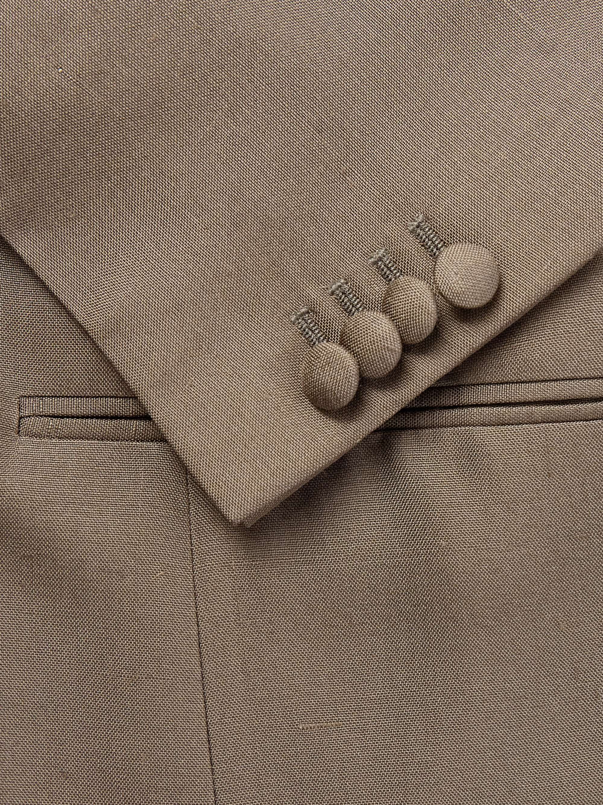 Double-Breasted Silk Tuxedo Jacket view