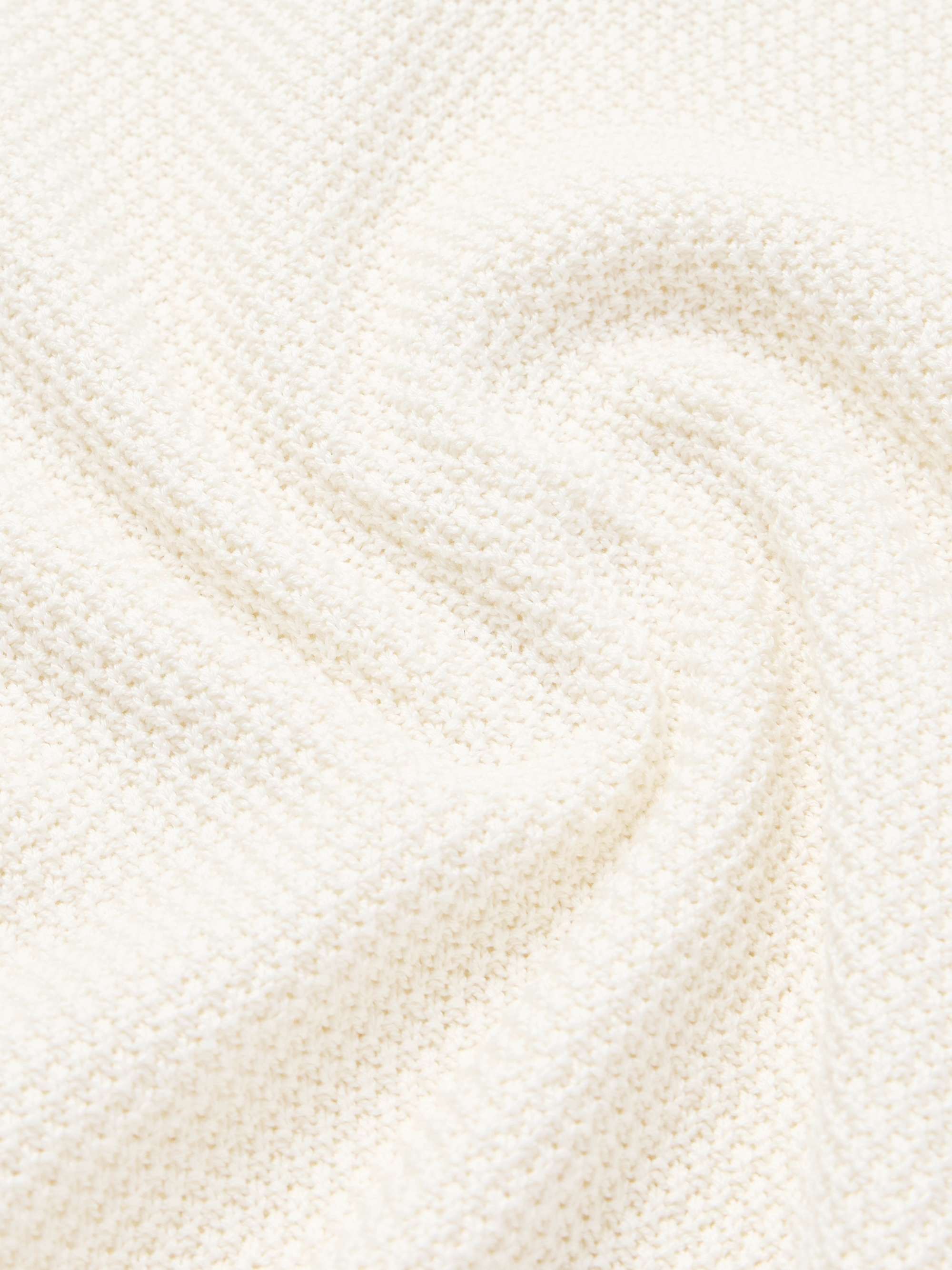 Mulberry Silk and Cotton-Blend Half-Zip Sweater view