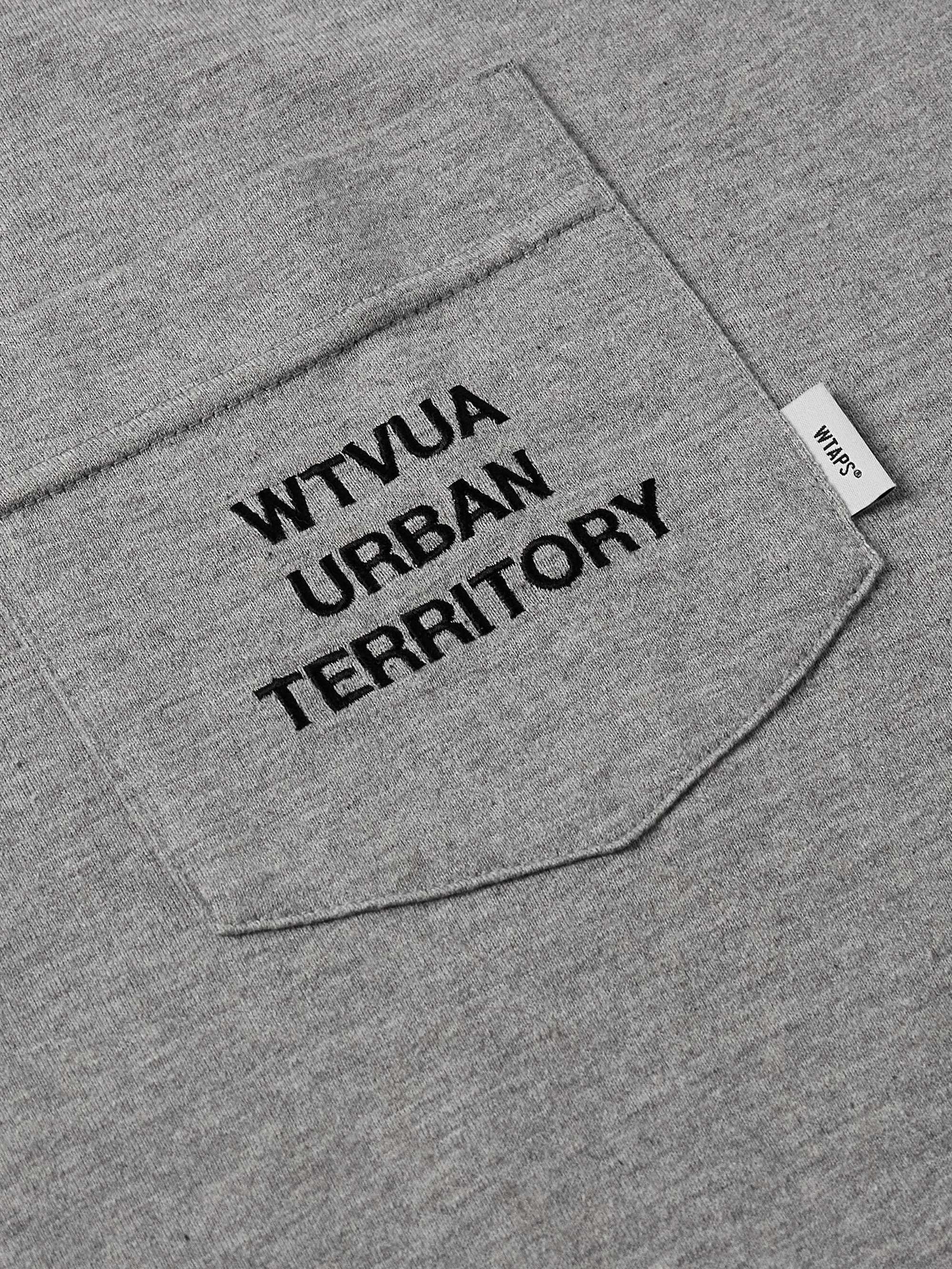 Logo-Appliquéd Embroidered Cotton-Blend Jersey T-Shirt view