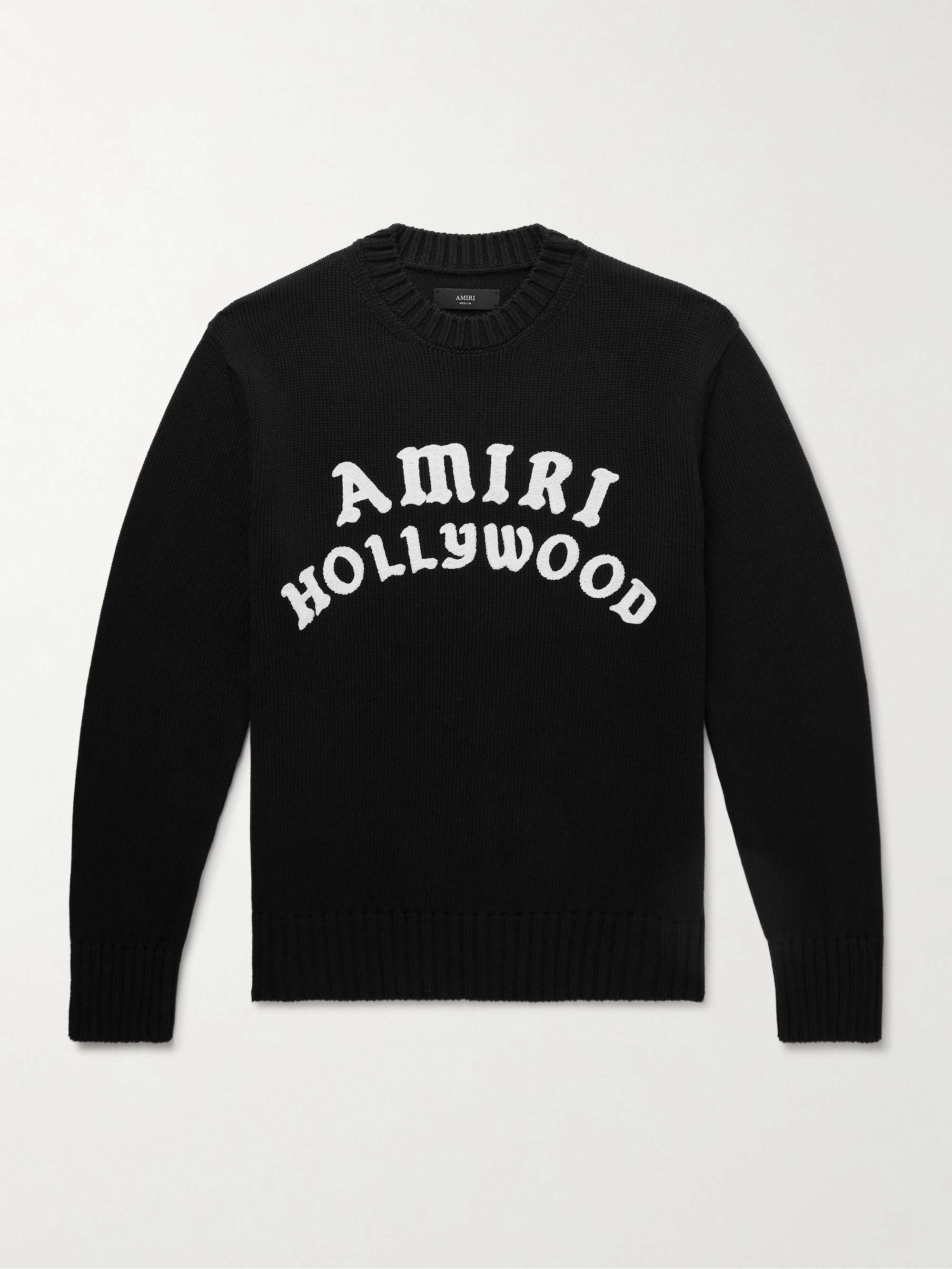 Hollywood Logo-Embroidered Cotton Sweater hero visual