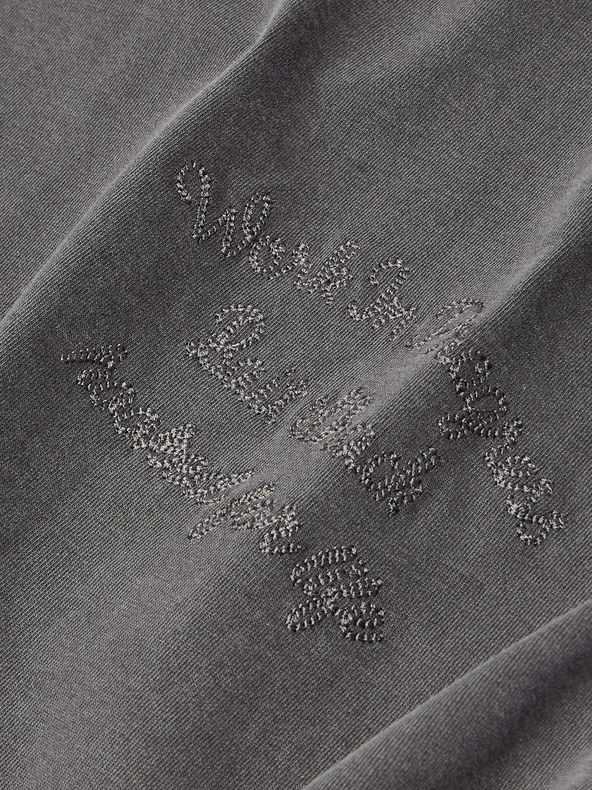Bait Shack Embroidered Printed Organic Cotton-Jersey T-Shirt view