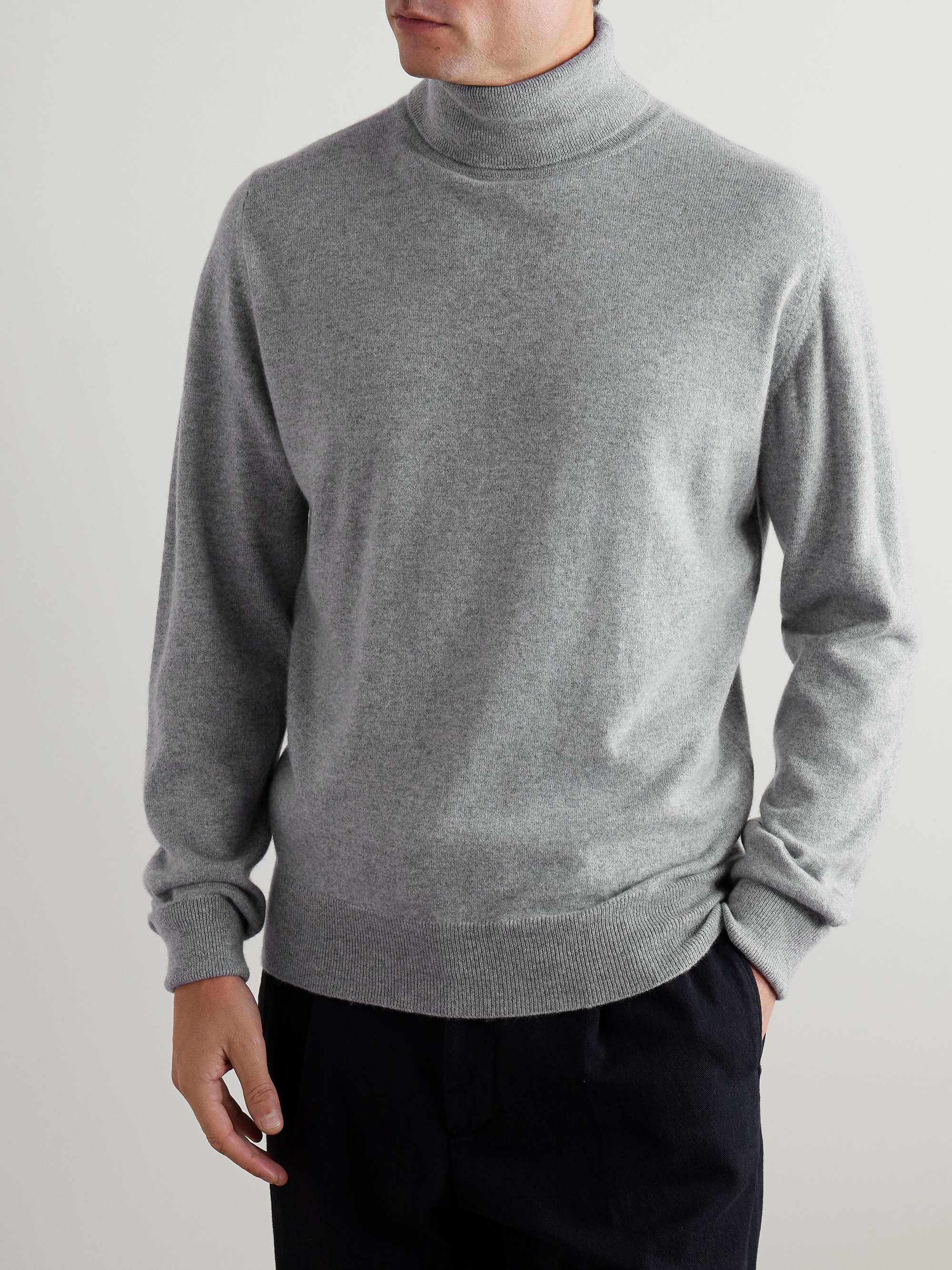 Oxton Slim-Fit Cashmere Rollneck Sweater view