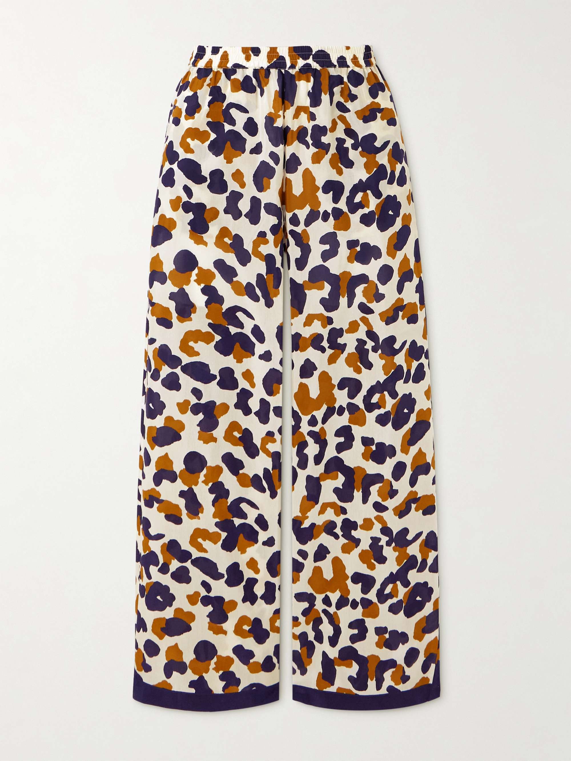 Capitaine printed cotton and silk-blend voile wide-leg pants hero visual
