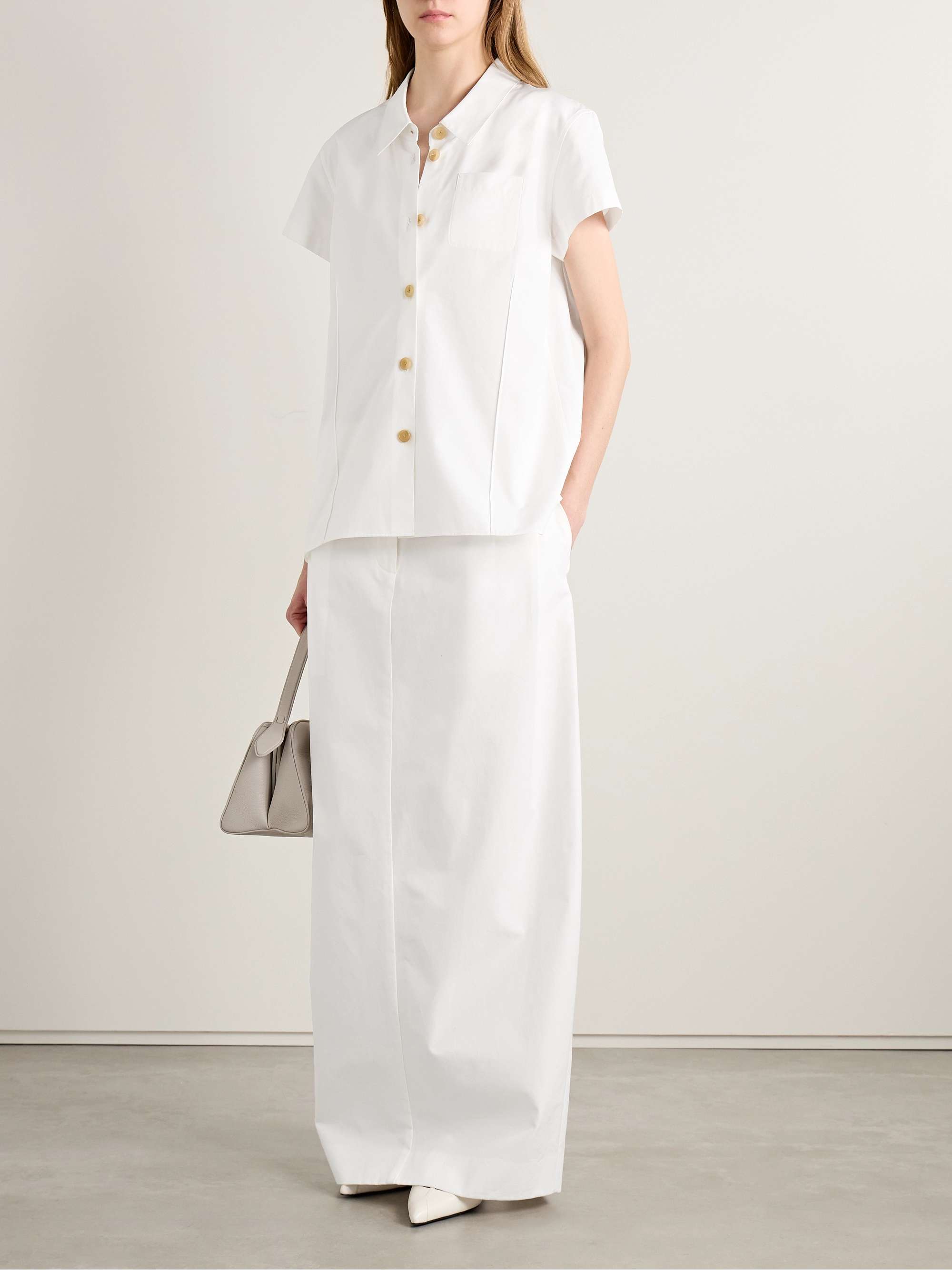 Keefe cotton-poplin shirt view