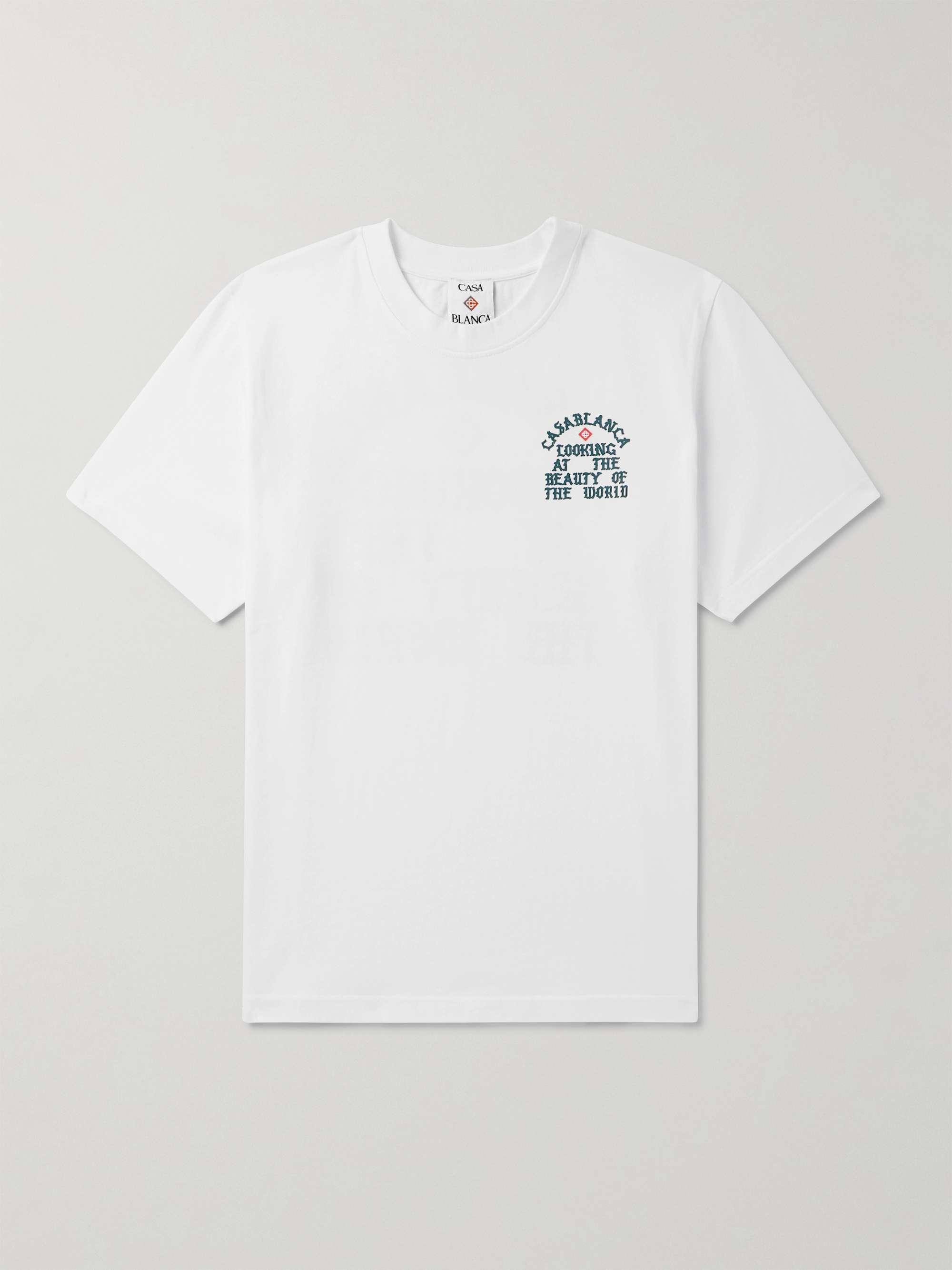 Looking at the Beauty of the World Logo-Print Organic Cotton-Jersey T-Shirt hero visual