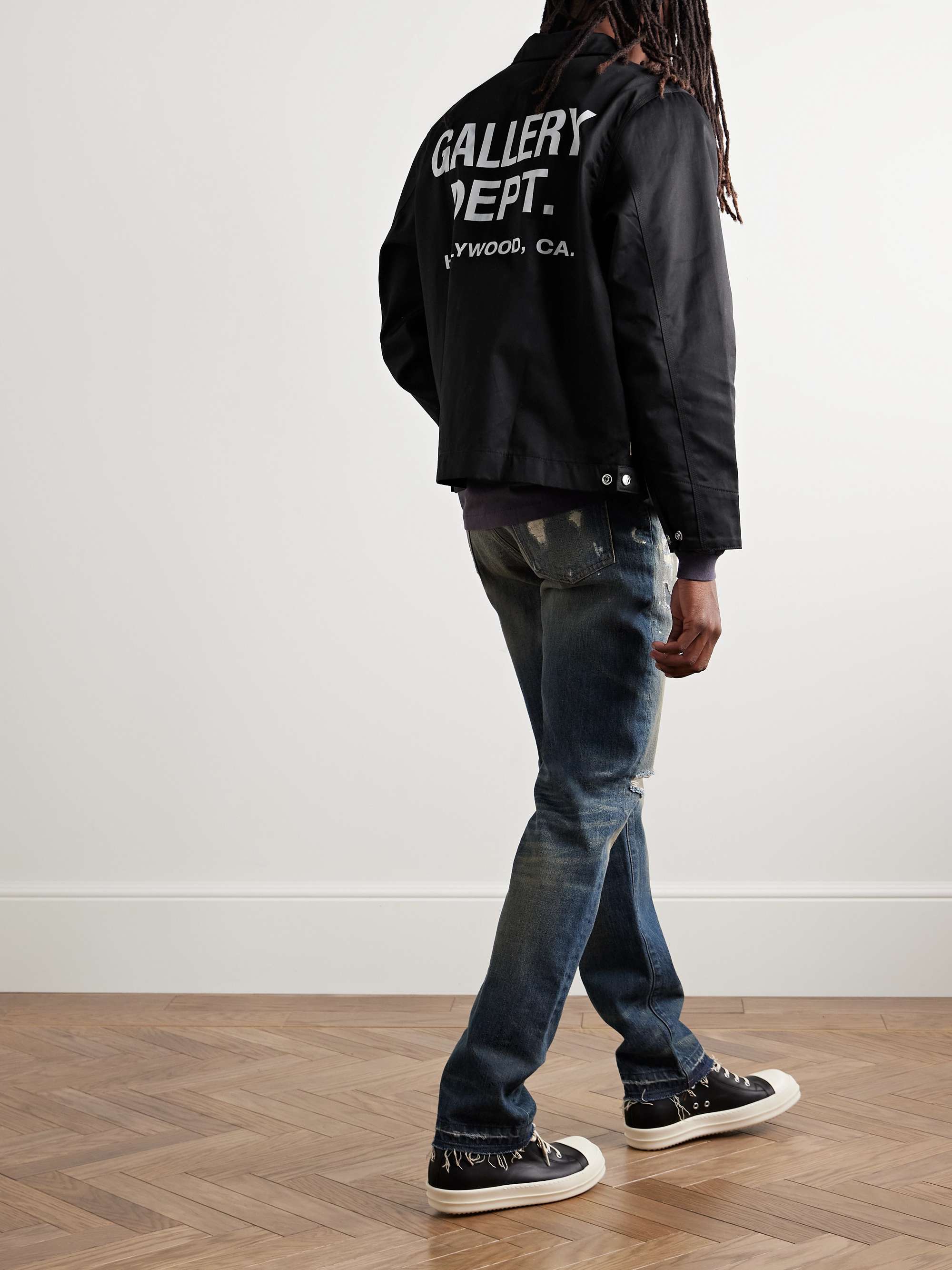 Montecito Logo-Print Cotton-Twill Jacket view