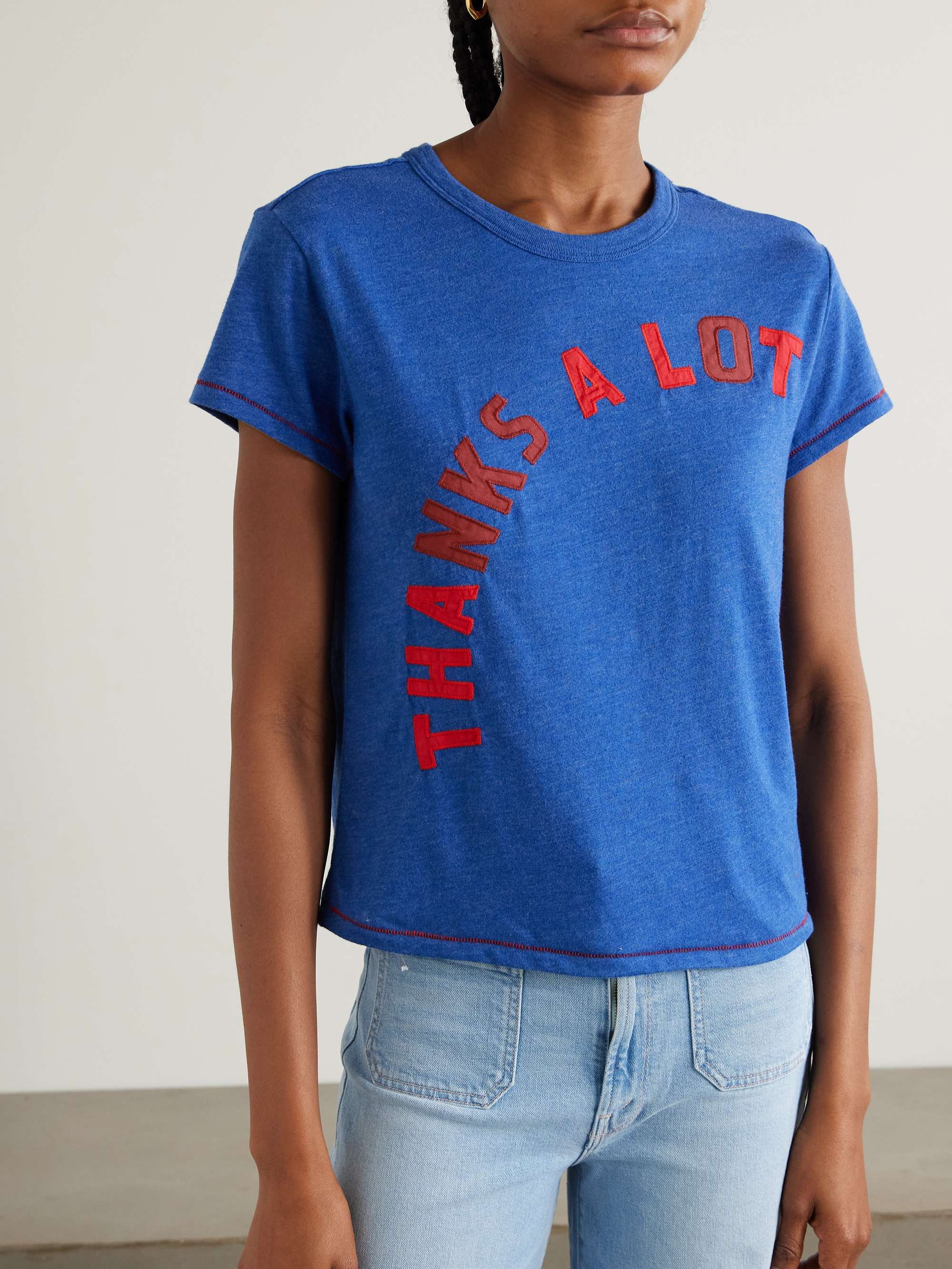 The Lil Goodie Goodie appliquéd jersey T-shirt view