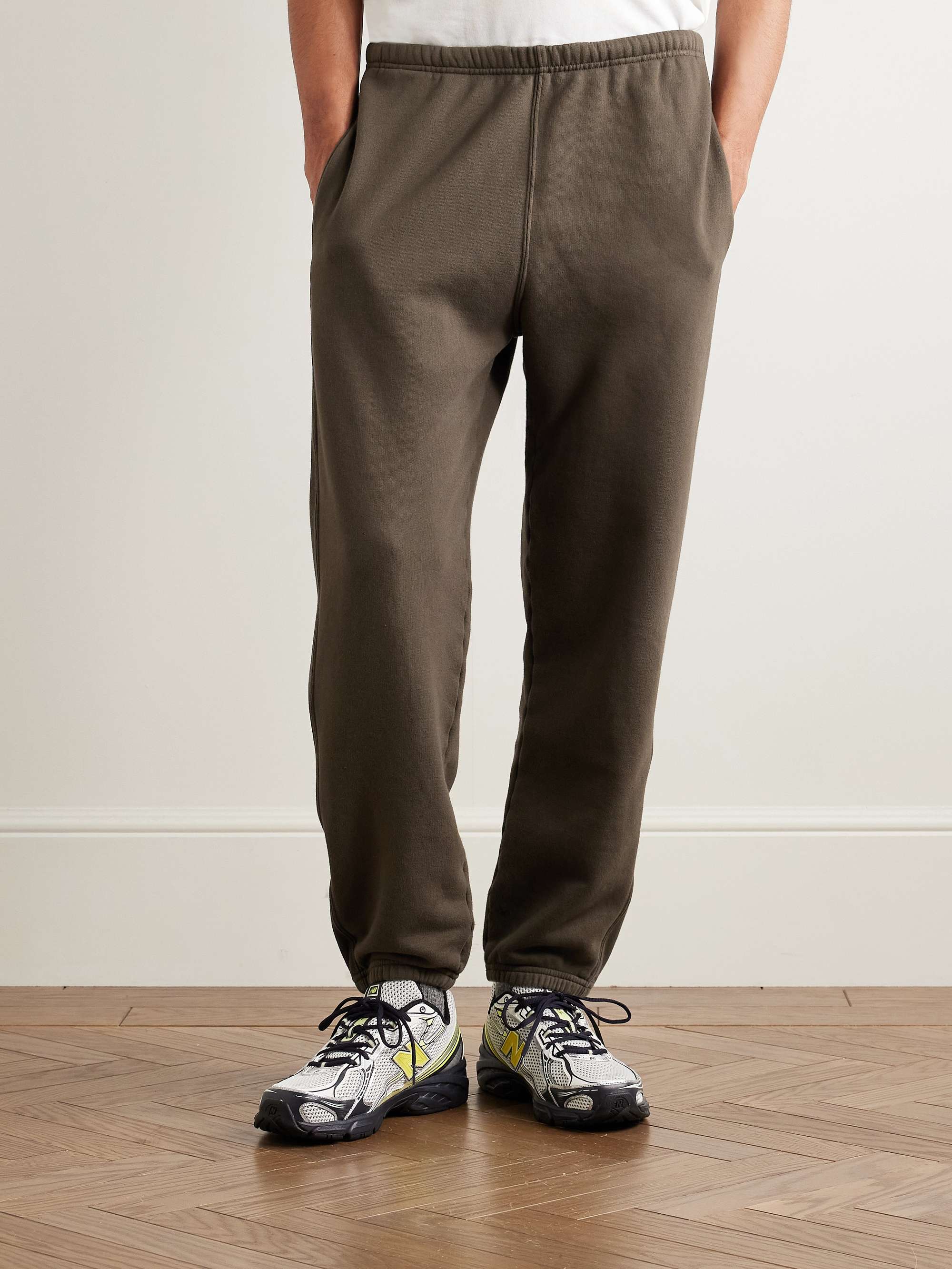 Garment-Dyed Cotton-Jersey Sweatpants view