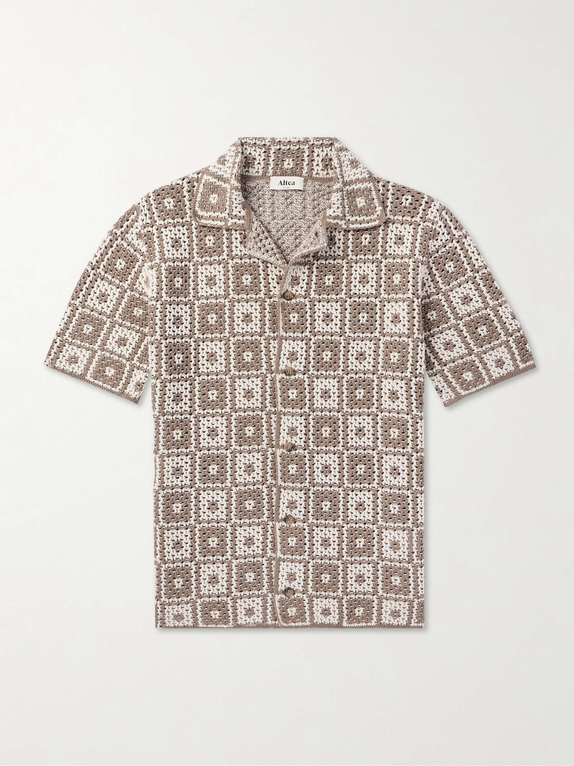 Crocheted Cotton Shirt hero visual