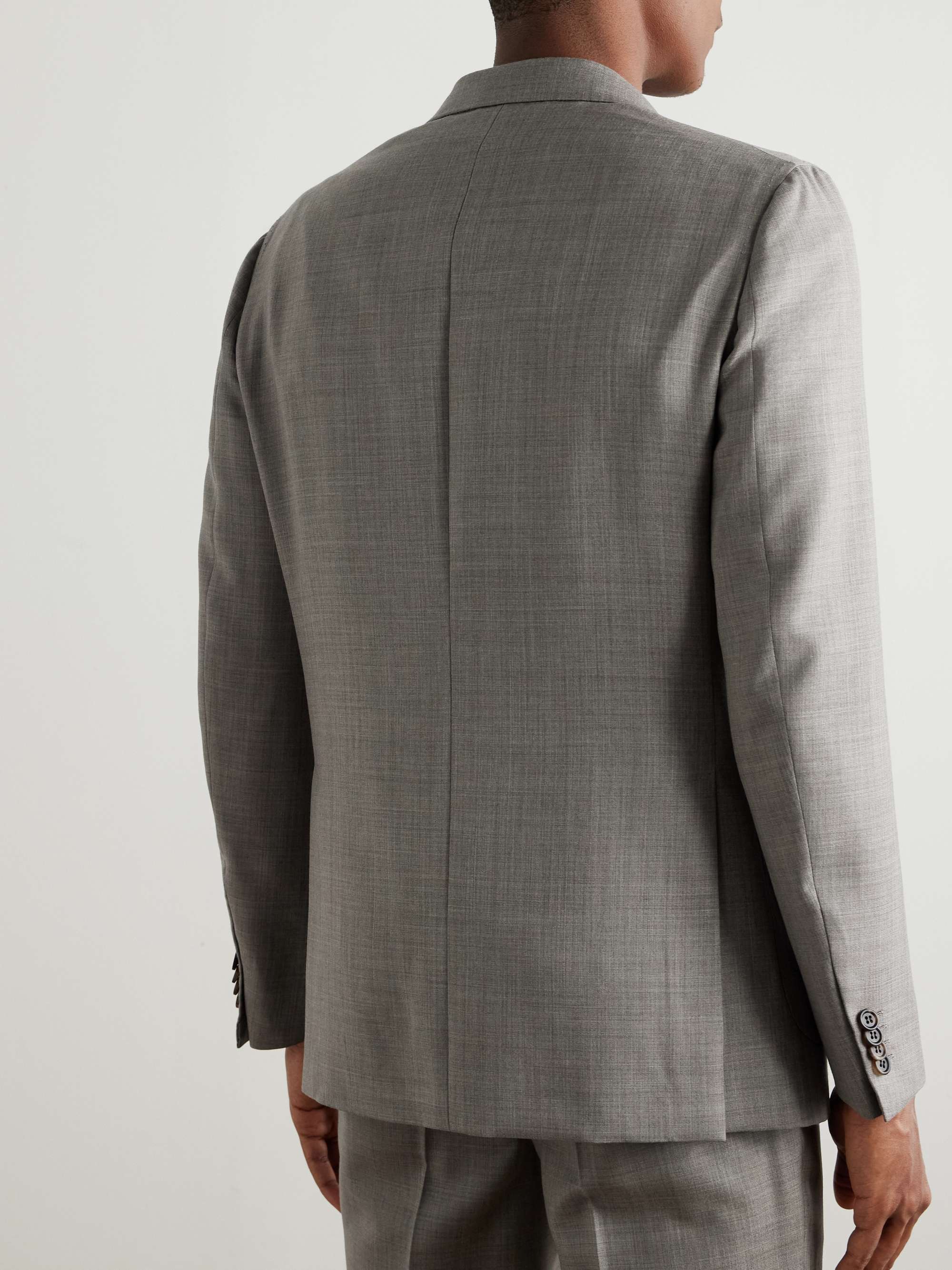 Soffio Wool and Silk-Blend Blazer view