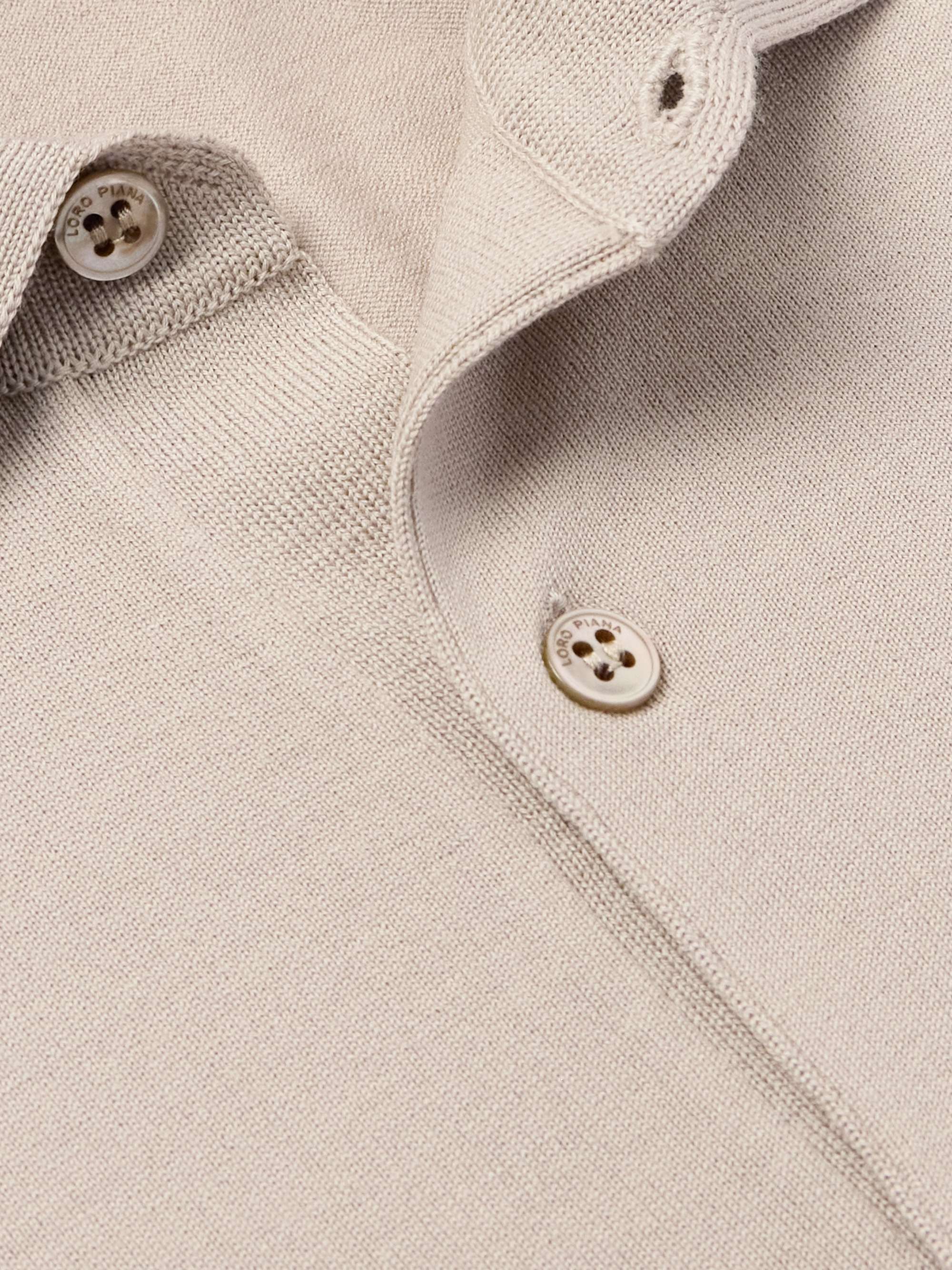 Slim-Fit Wish® Wool Polo Shirt view