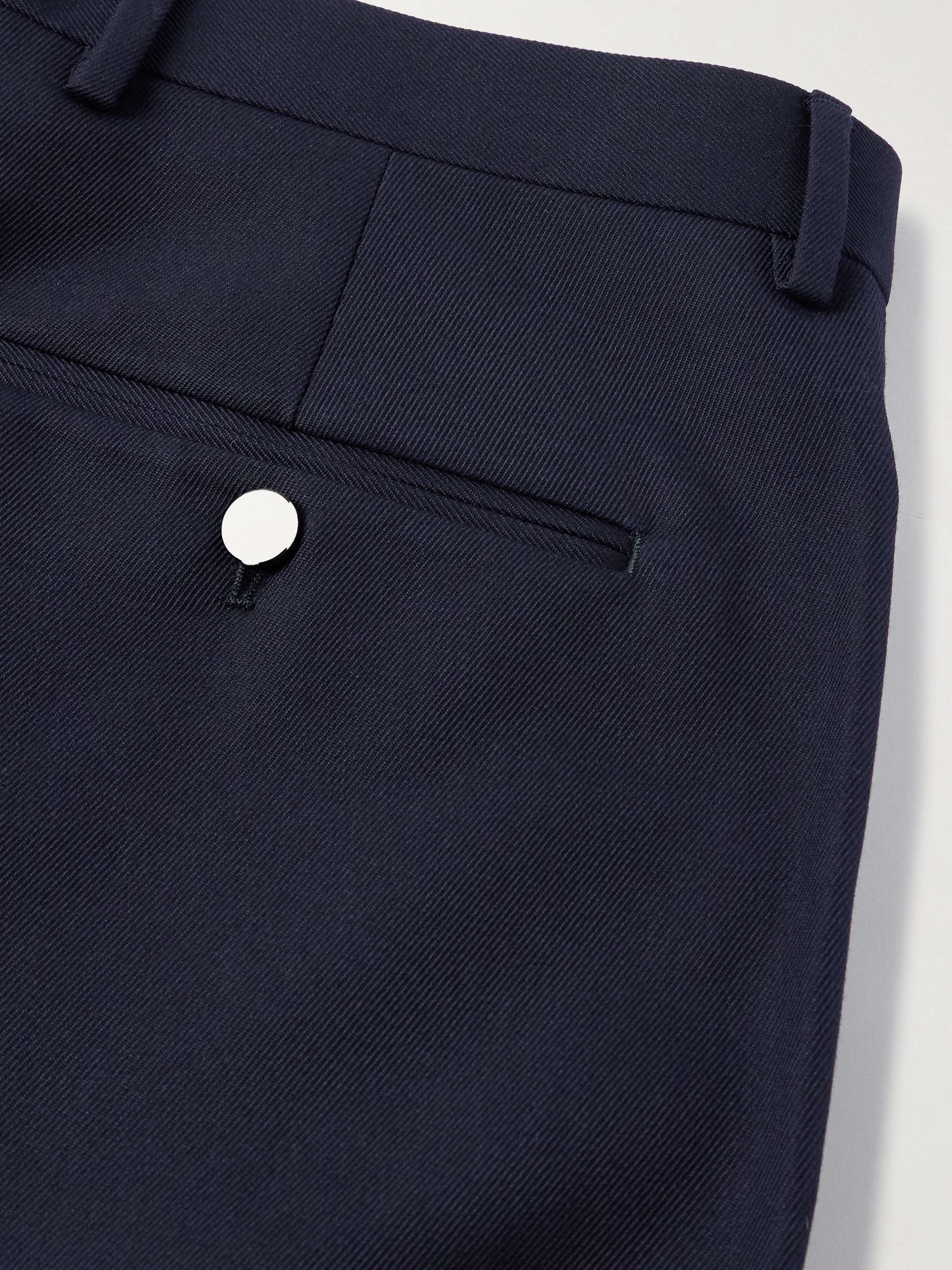 Jarno Straight-Leg Wool and Cotton-Blend Twill Trousers view