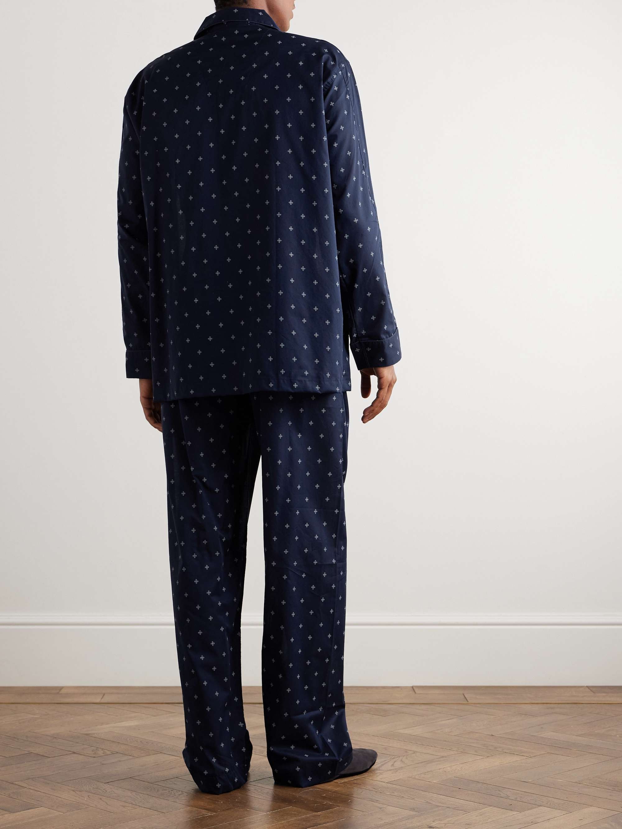 Printed Cotton-Poplin Pyjama Set view