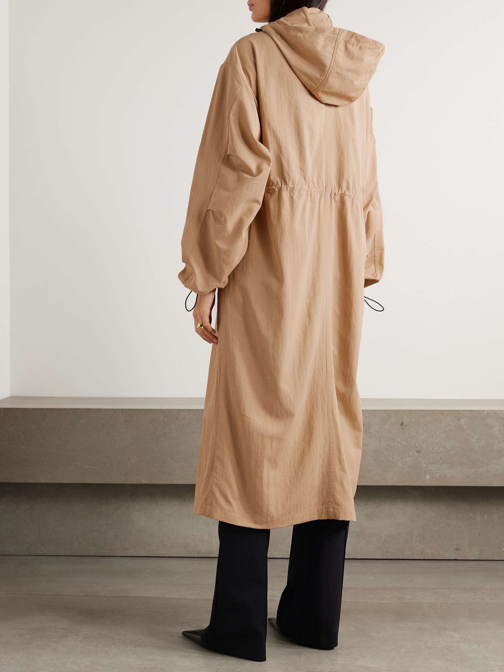 + RHW hooded layered shell parka view