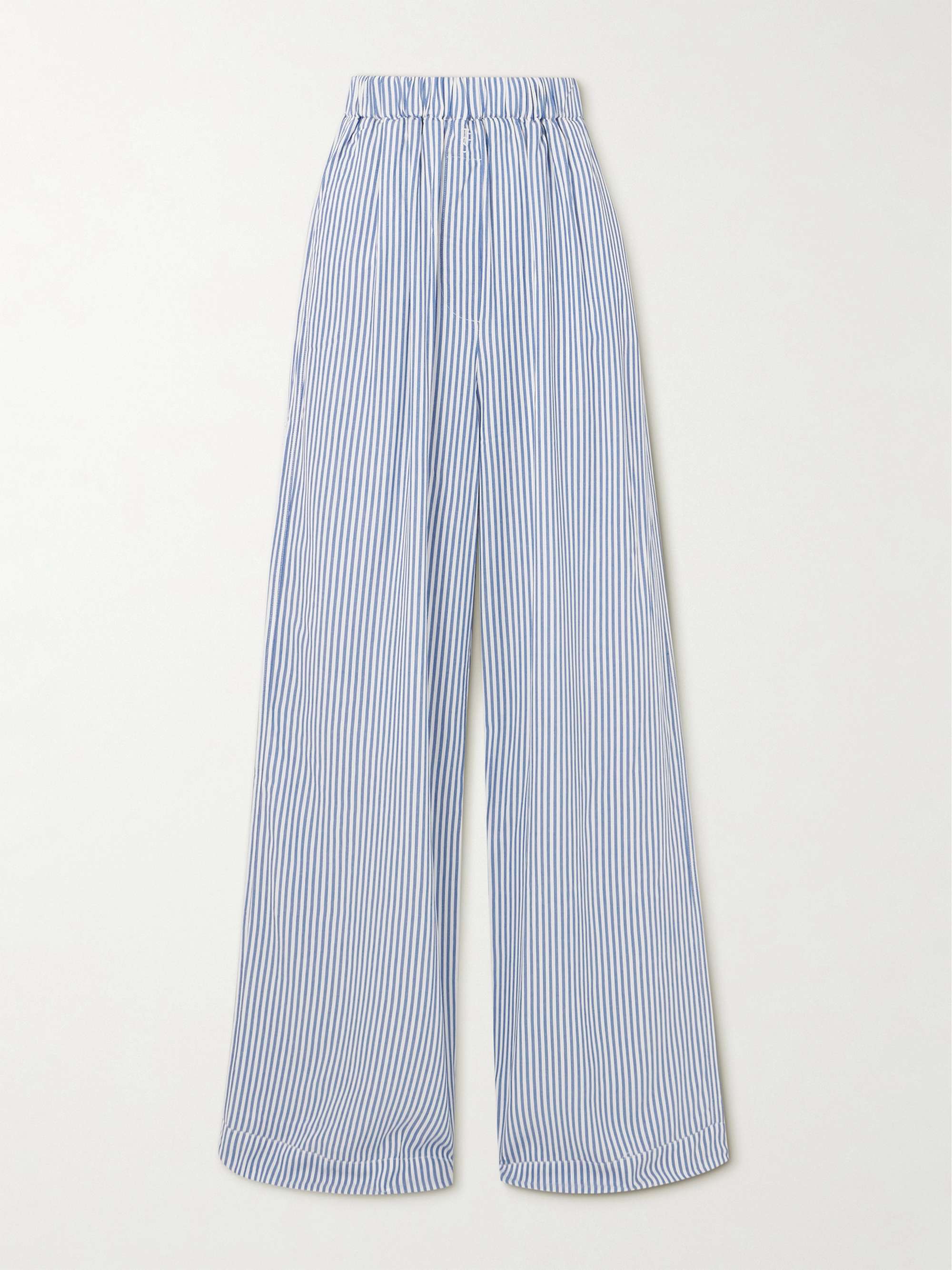 Mirca striped twill wide-leg pants hero visual