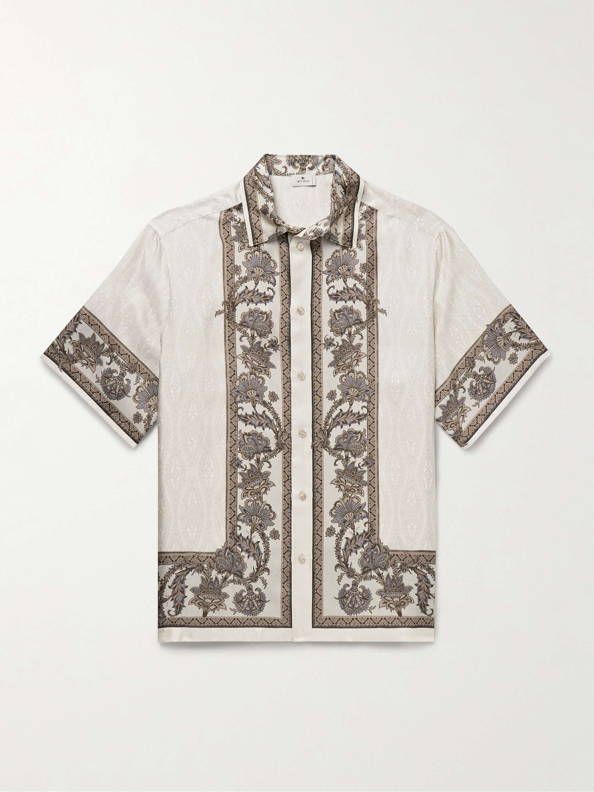 Printed Silk-Twill Shirt hero visual