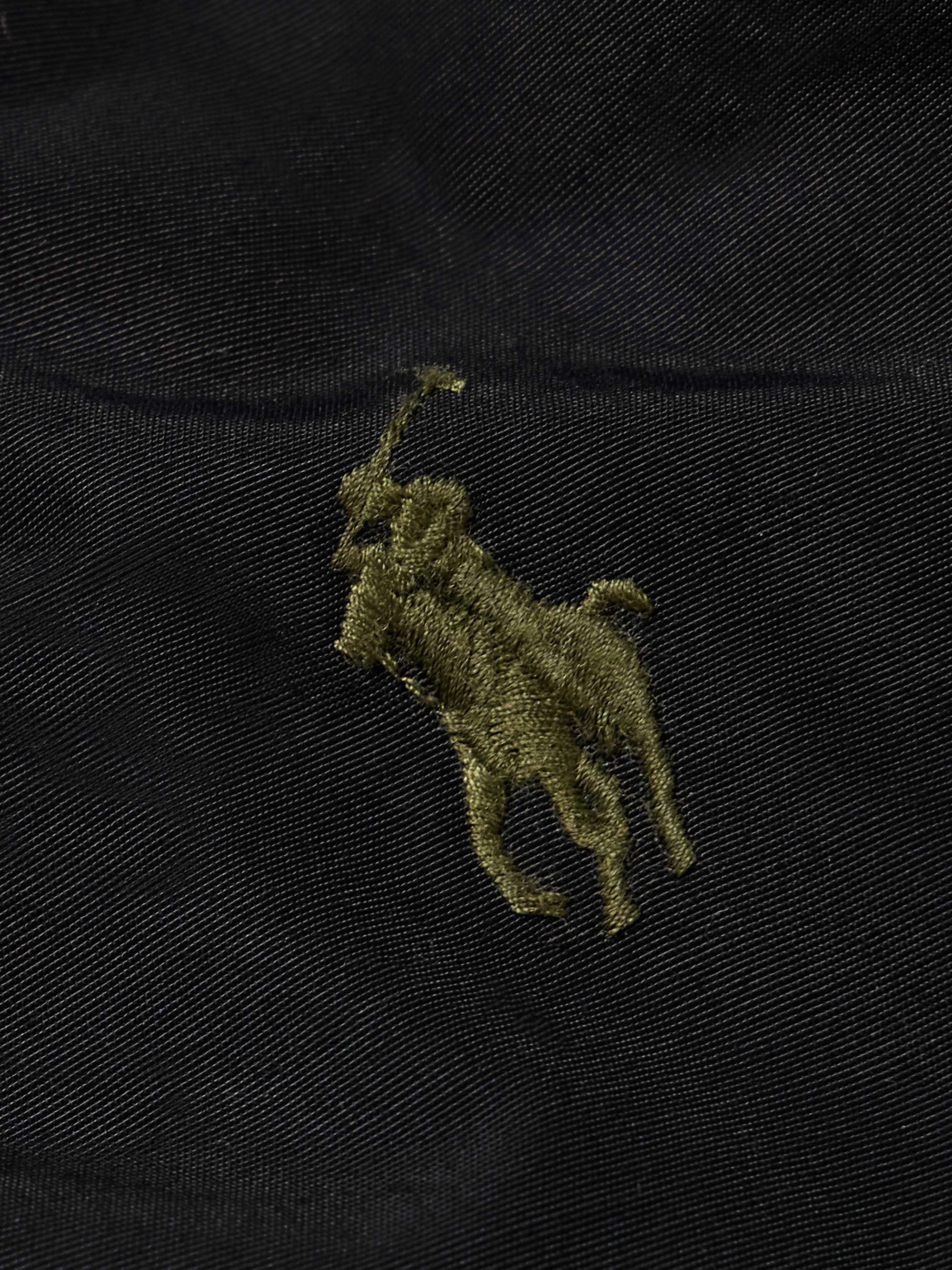 Logo-Embroidered Cotton and Nylon-Blend Bomber Jacket view