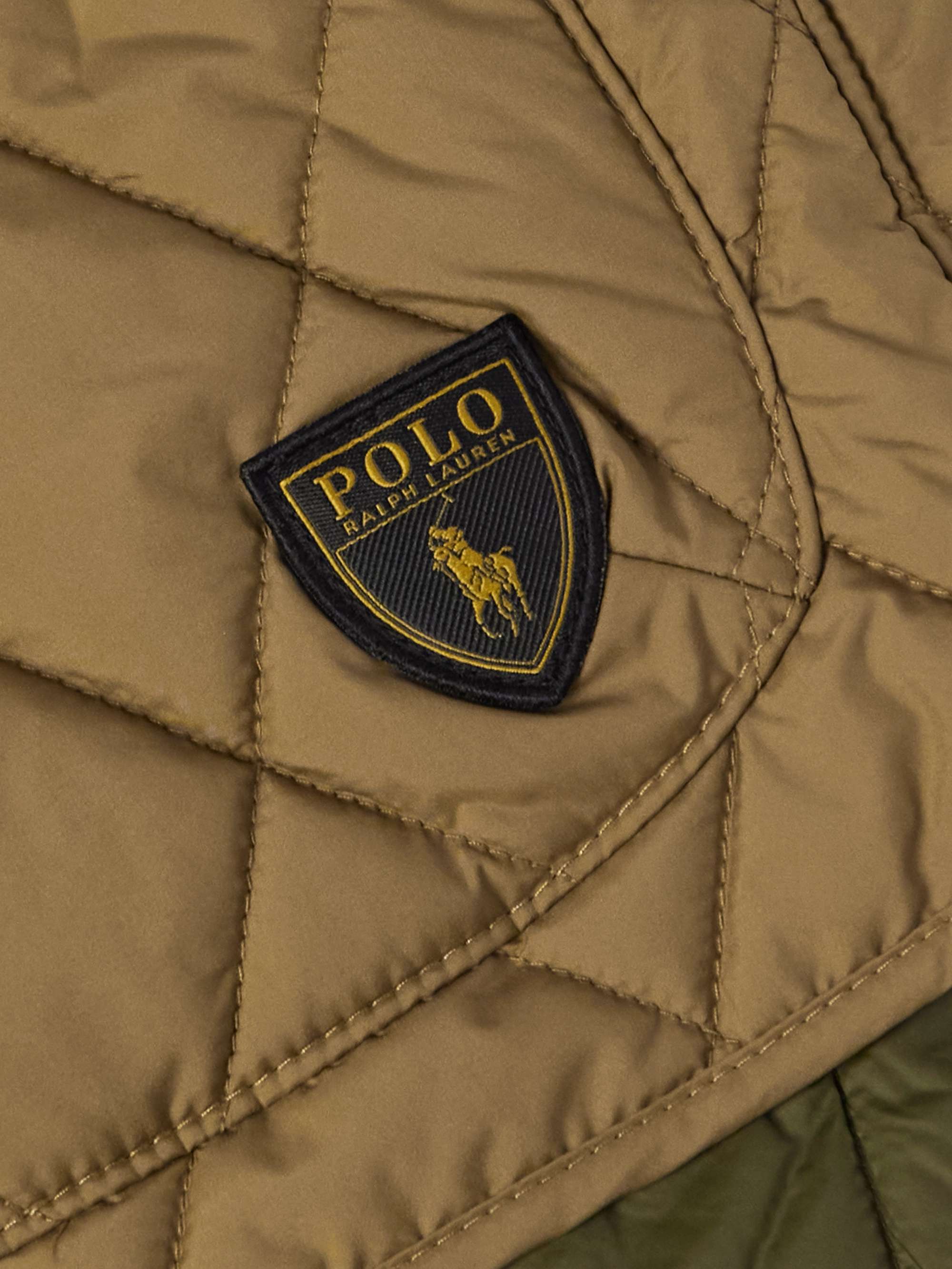Beaton Corduroy-Trimmed Padded Quilted Recycled-Shell Gilet view