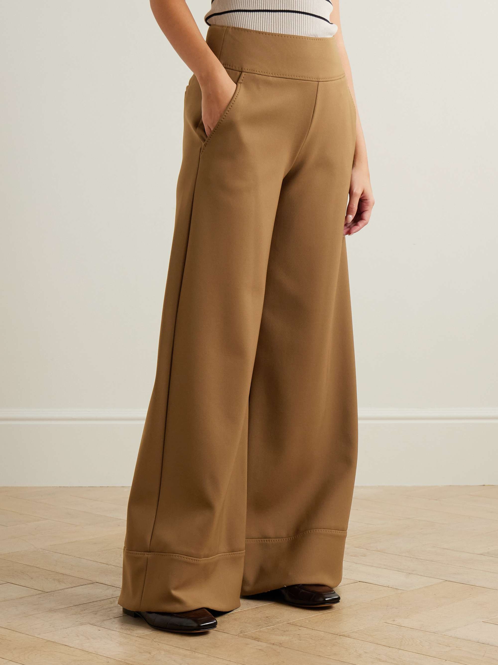 Fagiani stretch-twill wide-leg pants view